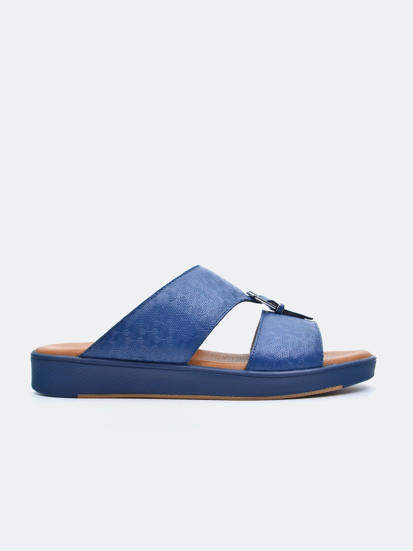 Barjeel Uno SP1-017 Men's Arabic Sandals #color_Navy