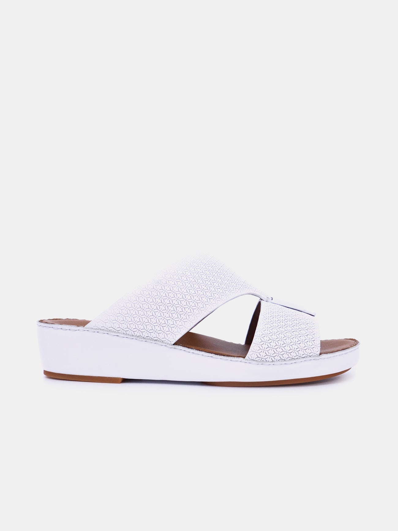 Barjeel Uno BSP1-01 Men's Sandals #color_White