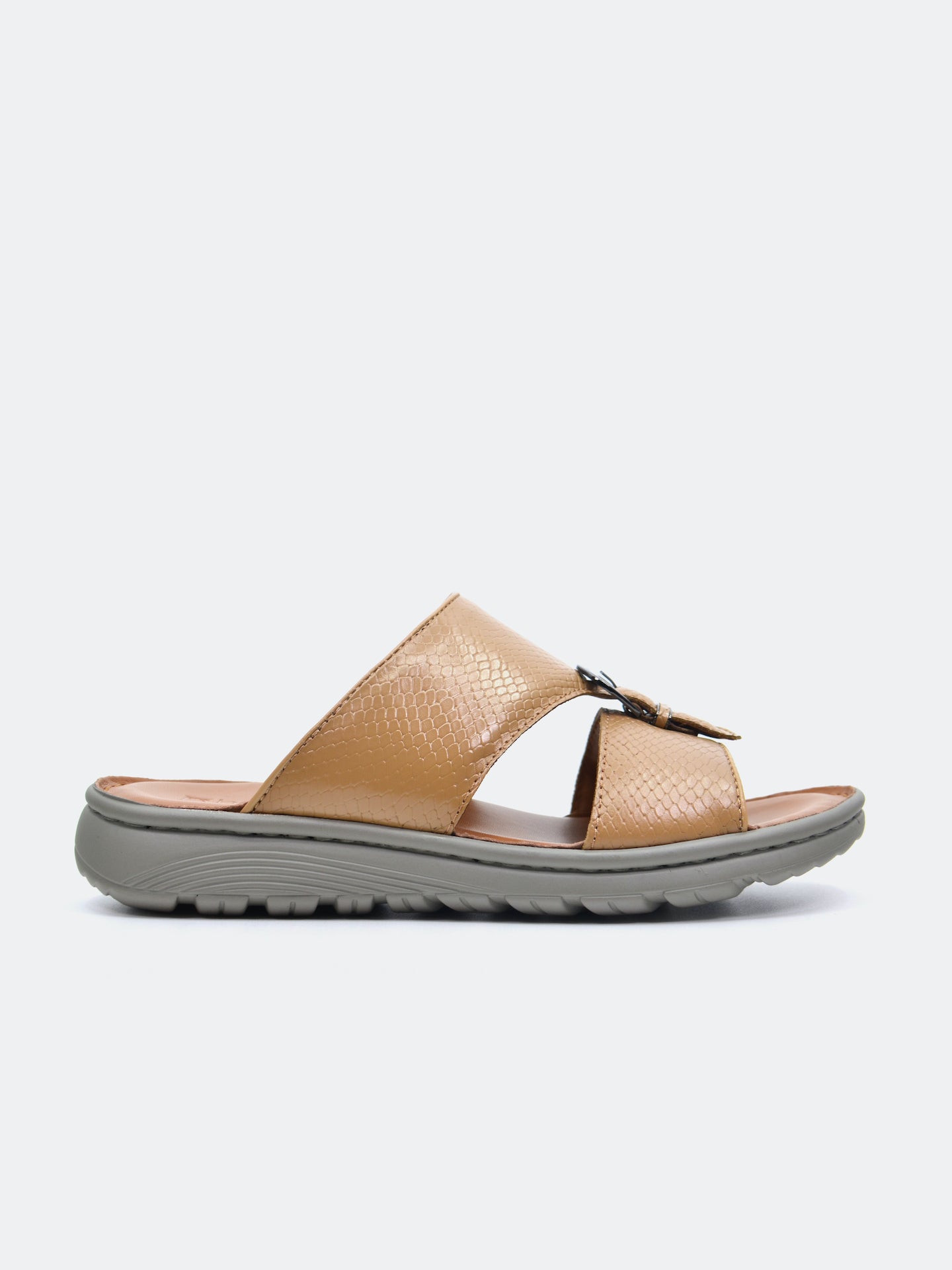 Barjeel Uno 29550-1 Men's Arabic Sandals #color_Beige