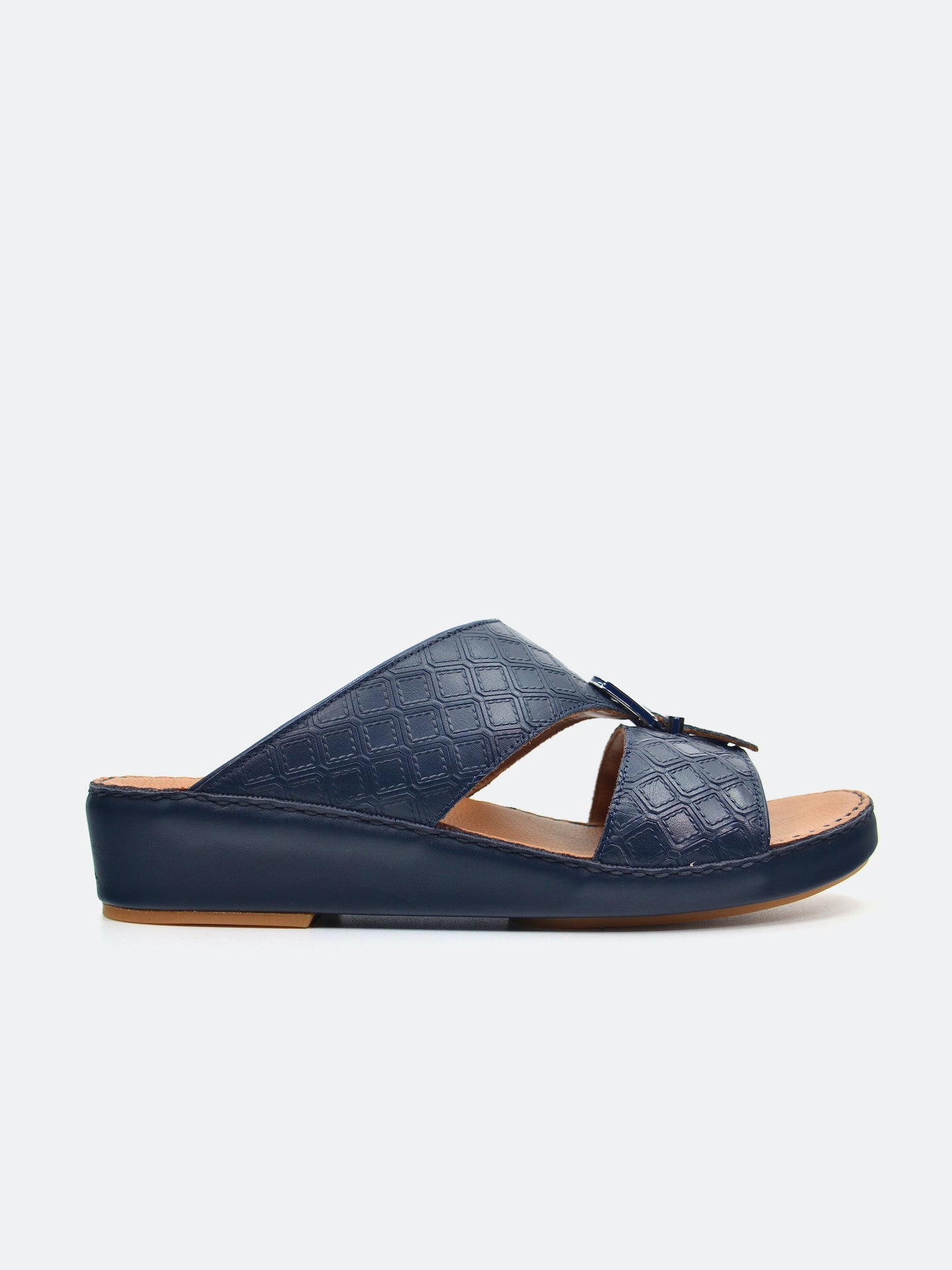 Barjeel Uno B-11 Boys Arabic Sandals #color_Navy