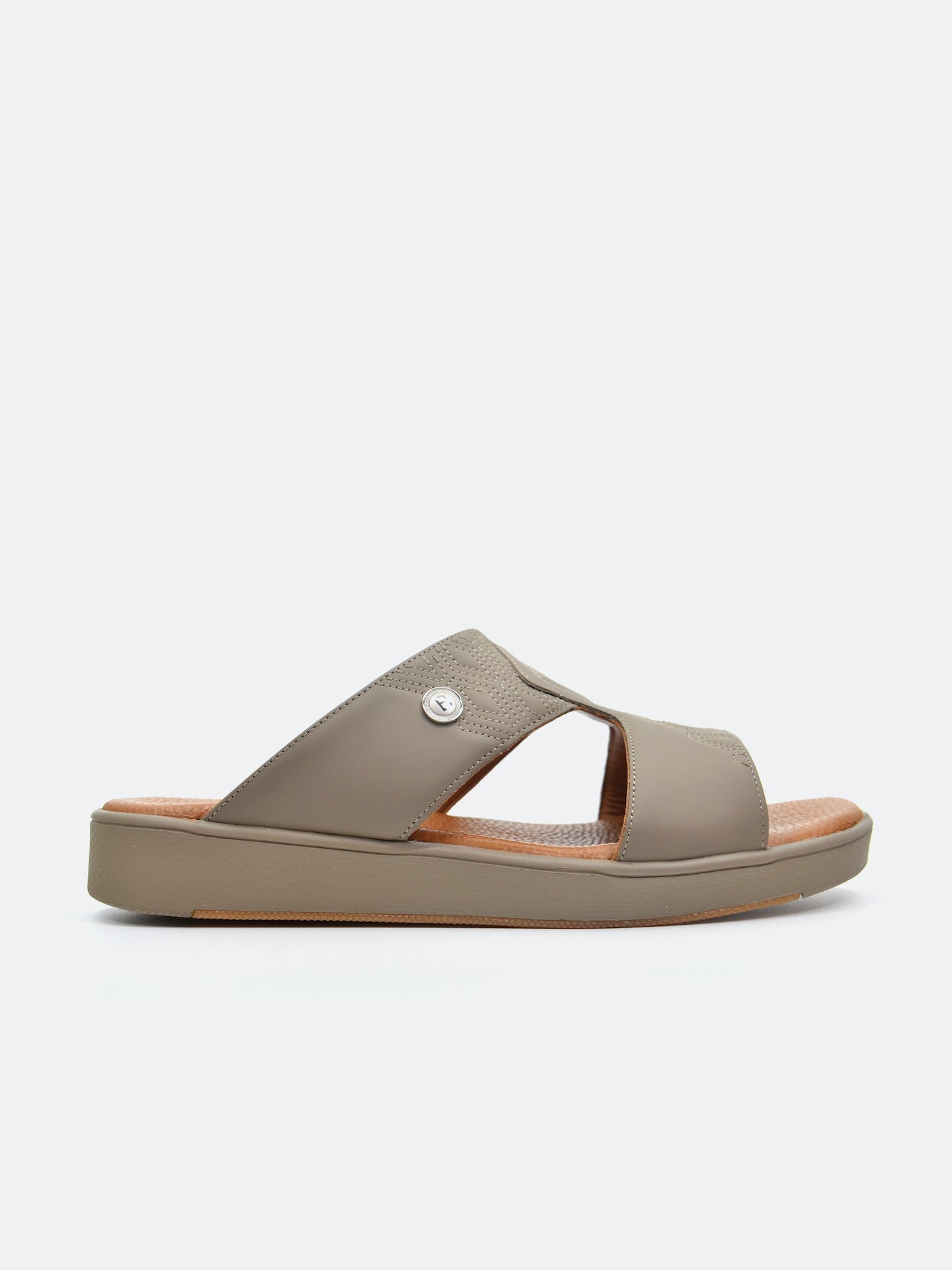 Barjeel Uno B-03 Boys Arabic Sandals #color_Gray