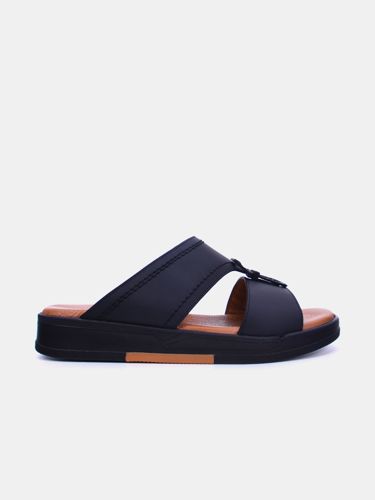 Barjeel Uno BJM 07 Men's Sandals #color_Black