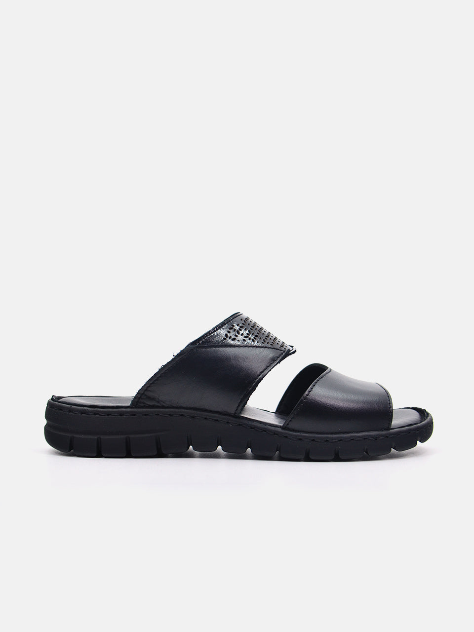 Josef Seibel Women's Slider Sandals #color_Black