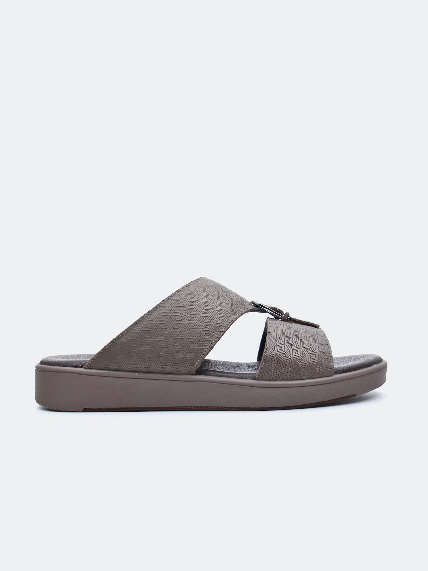 Barjeel Uno SP1-017 Men's Arabic Sandals #color_Beige