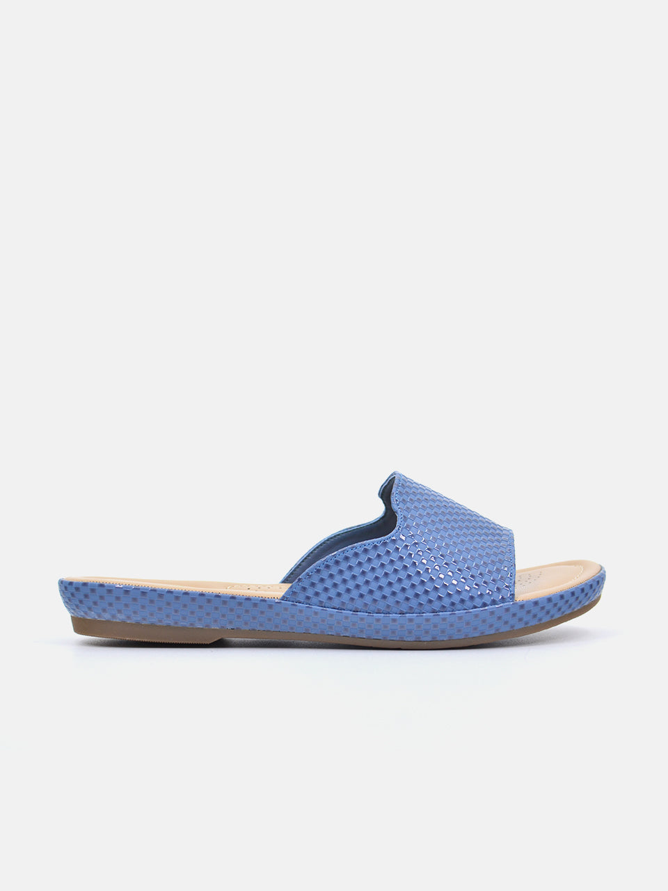 Michelle Morgan 114RC671 Women's Flat Sandals #color_Blue