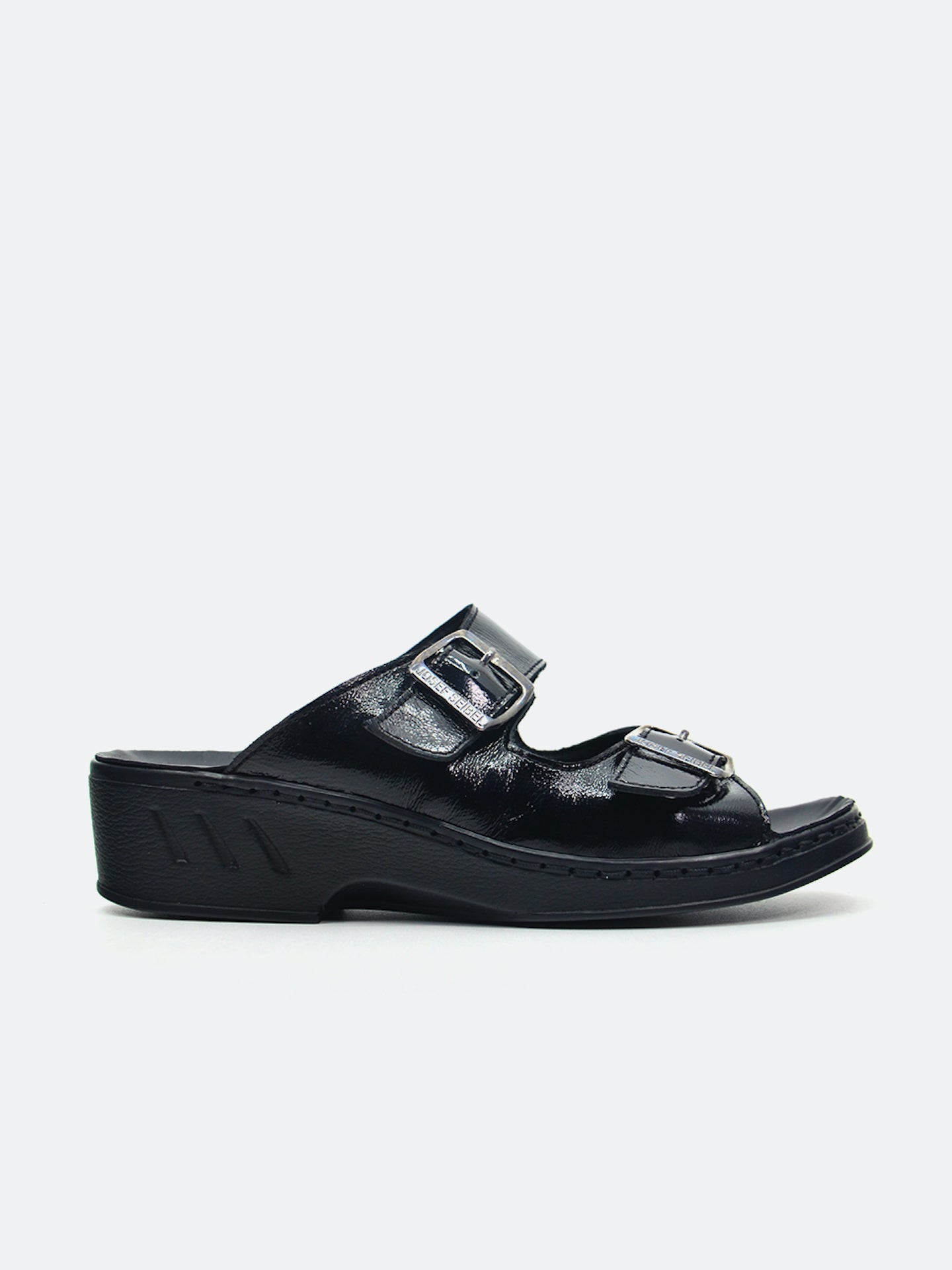 Josef Seibel Women's Flat Sandals #color_Black