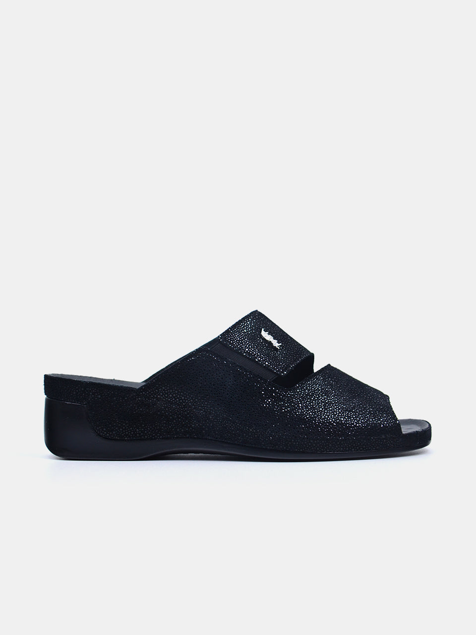 Vital 0820AS Women's Slider Sandals #color_Black