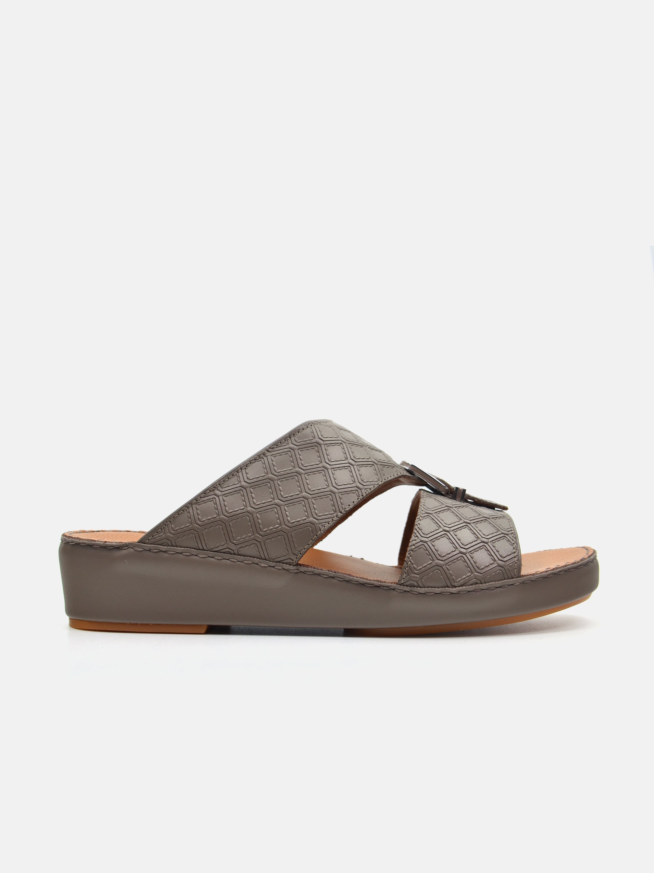 Barjeel Uno B-11 Men's Arabic Sandals #color_Beige