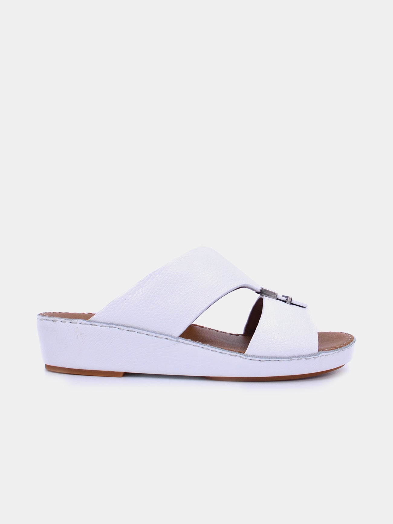 Barjeel Uno BSP1-02 Men's Sandals #color_White