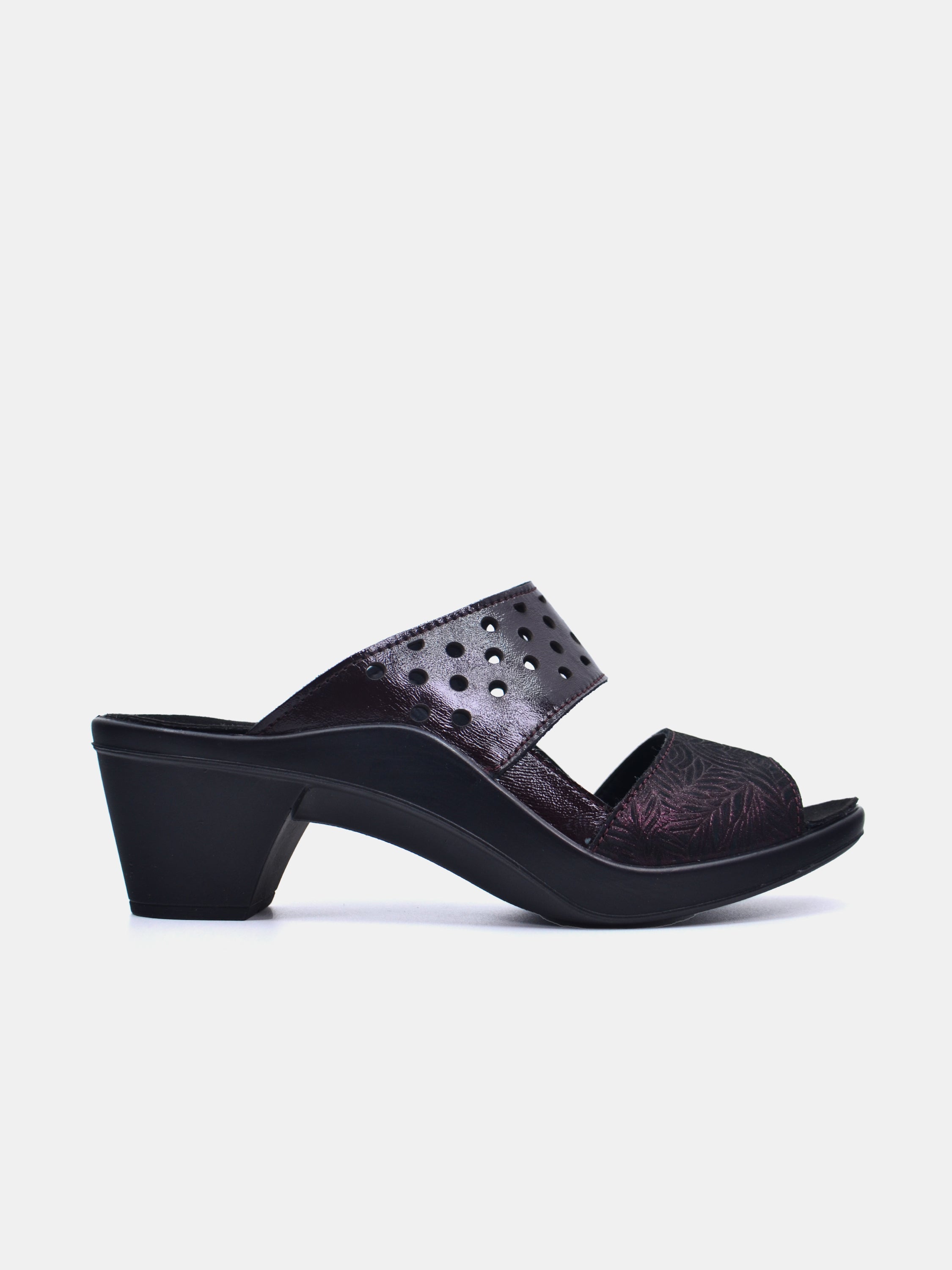 Romika 27154 Women's Heeled Sandals #color_Maroon