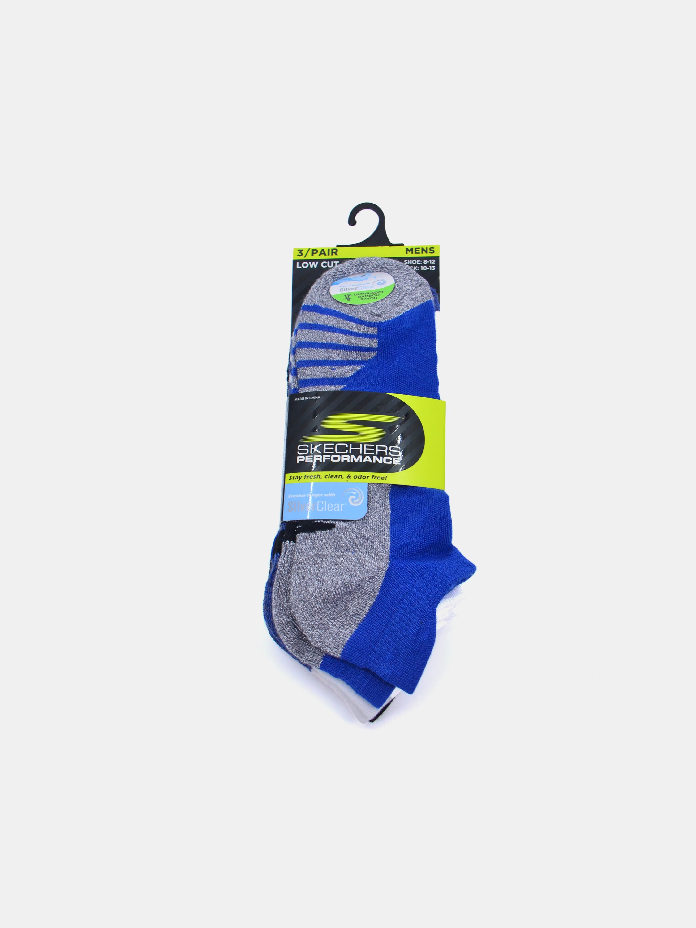 Skechers Men Low Cut Performance Socks (3 Pack) #color_Multi
