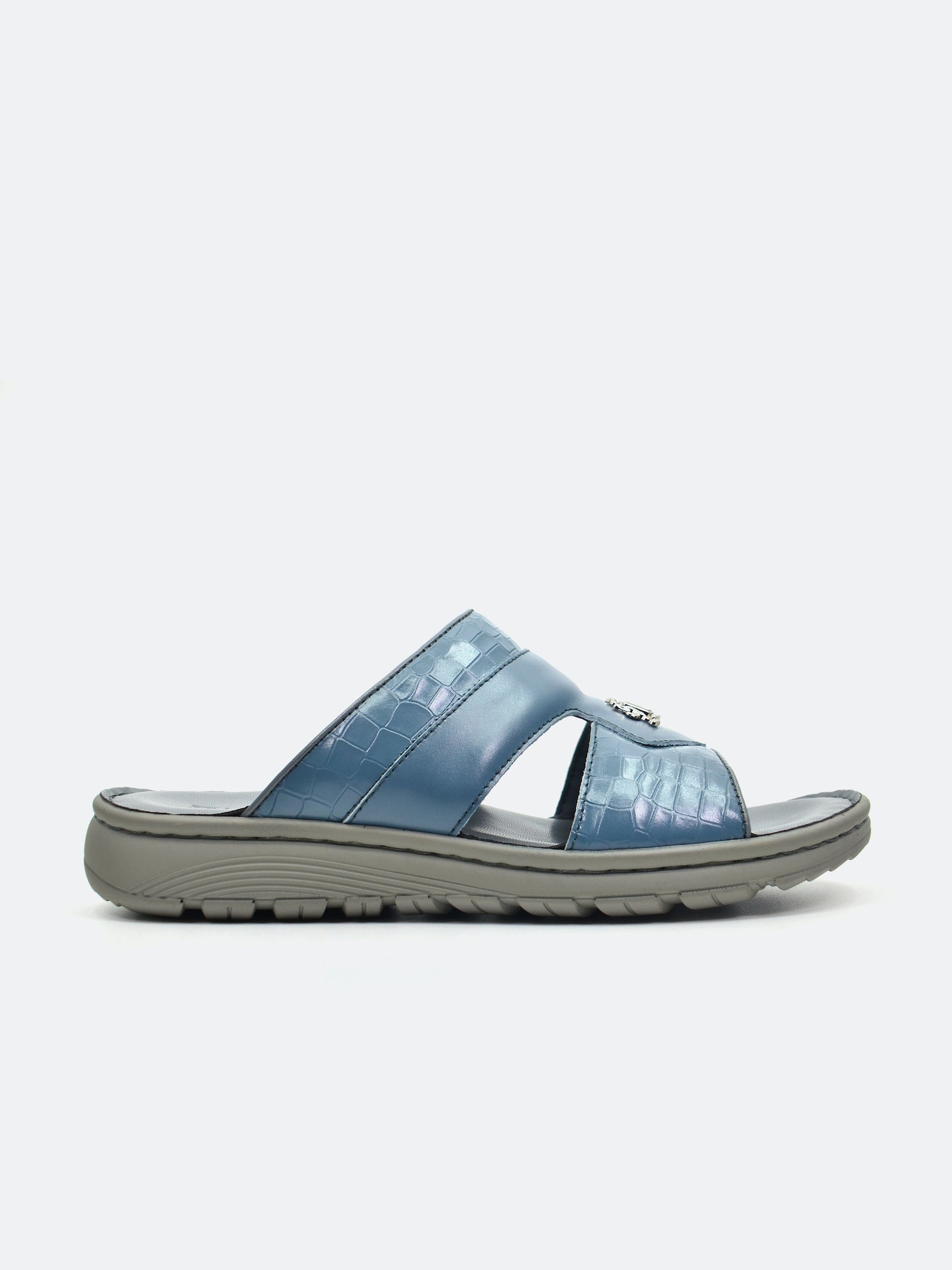 Barjeel Uno 29550-3 Men's Arabic Sandals #color_Gray