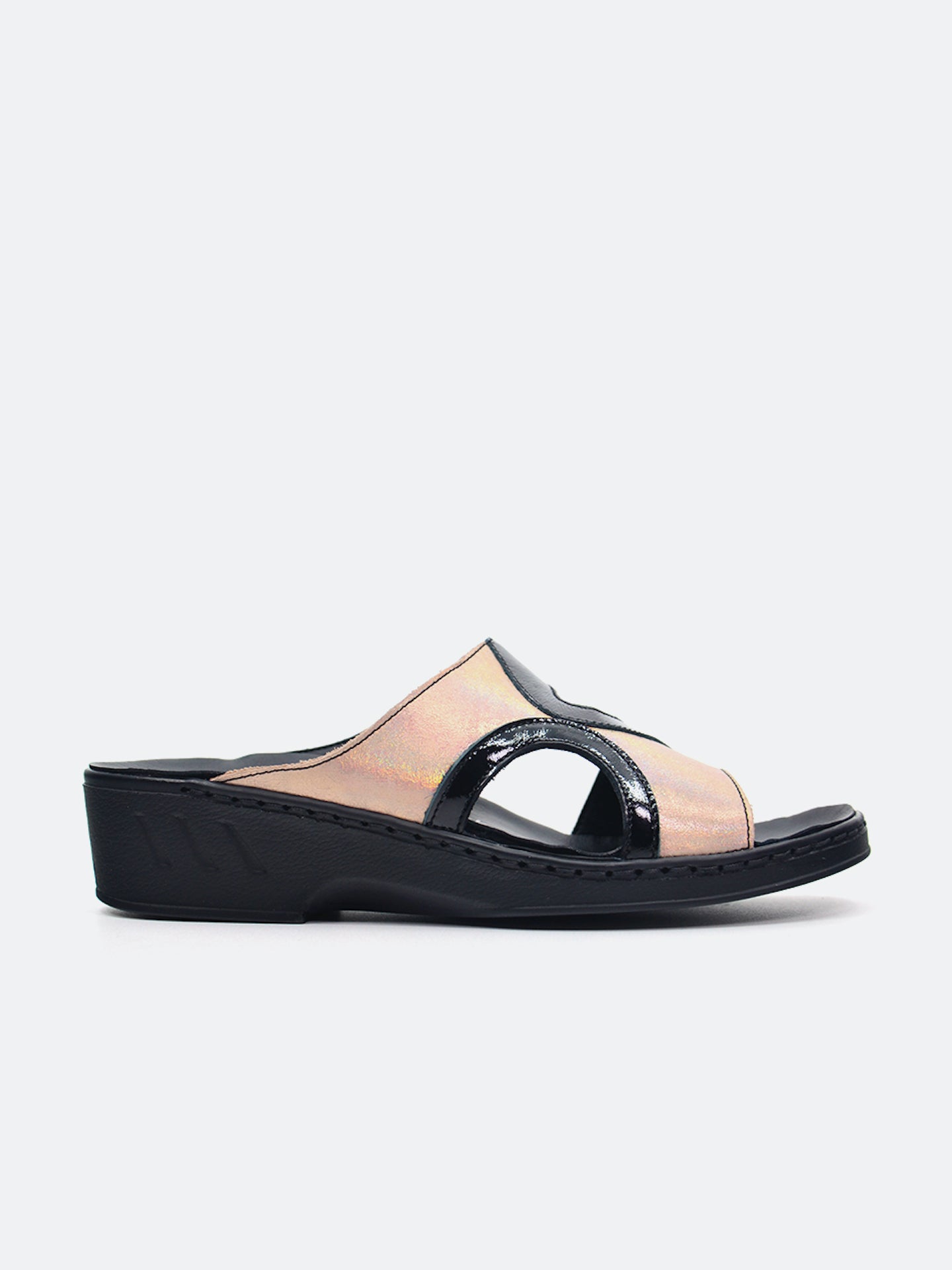 Josef Seibel Women's Flat Sandals #color_Black