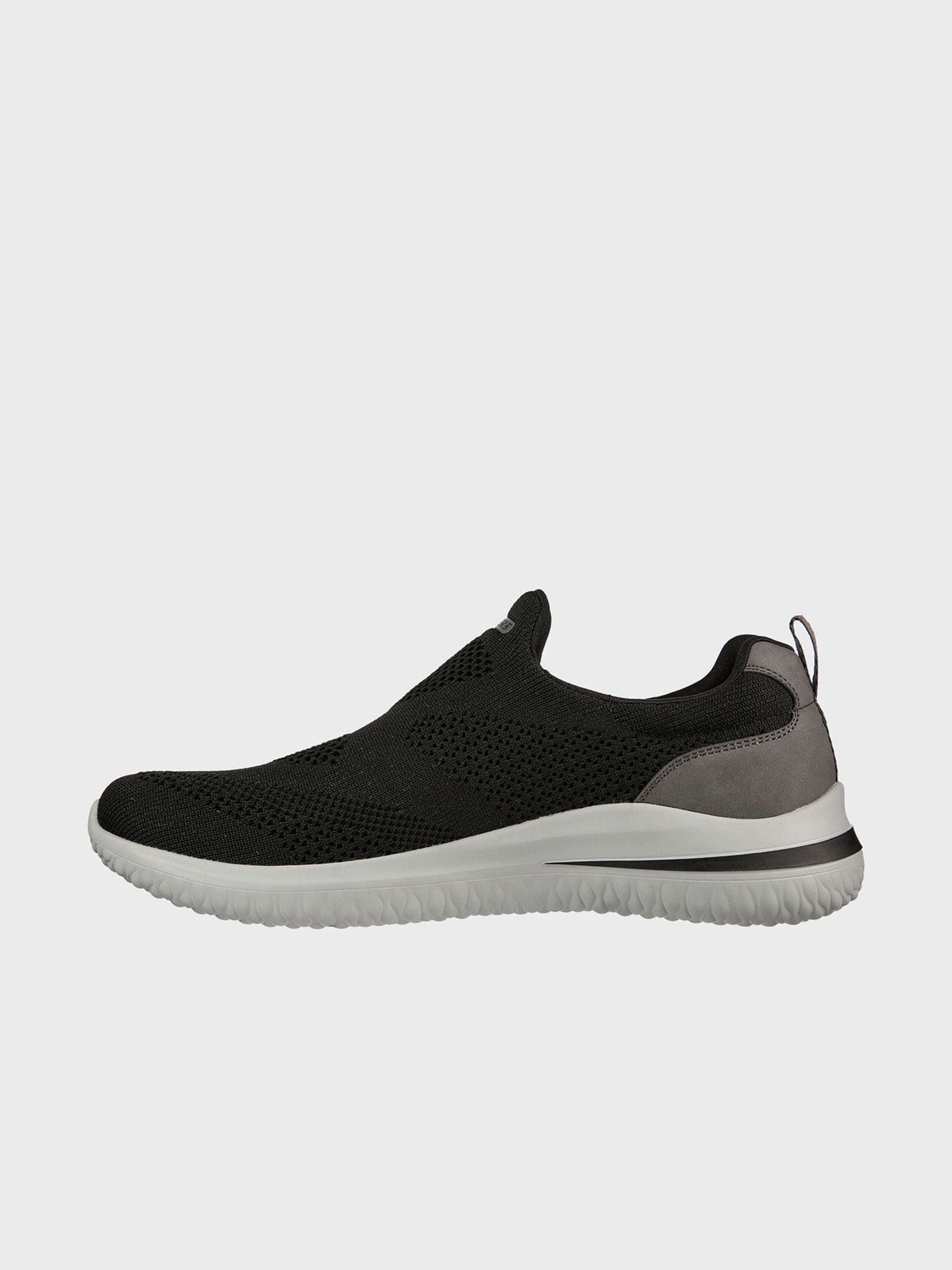 Skechers Men's Delson 3.0 - Fairfield Trainers #color_Black