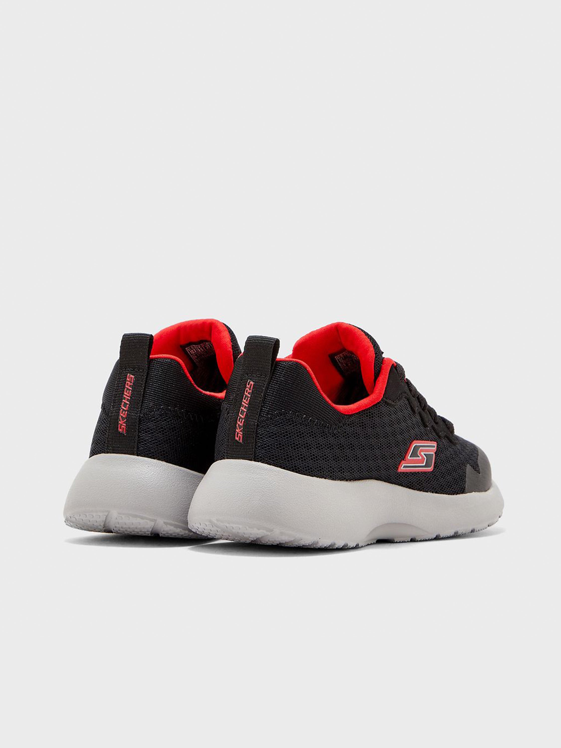 Skechers Boys Dynamight Shoes #color_Black