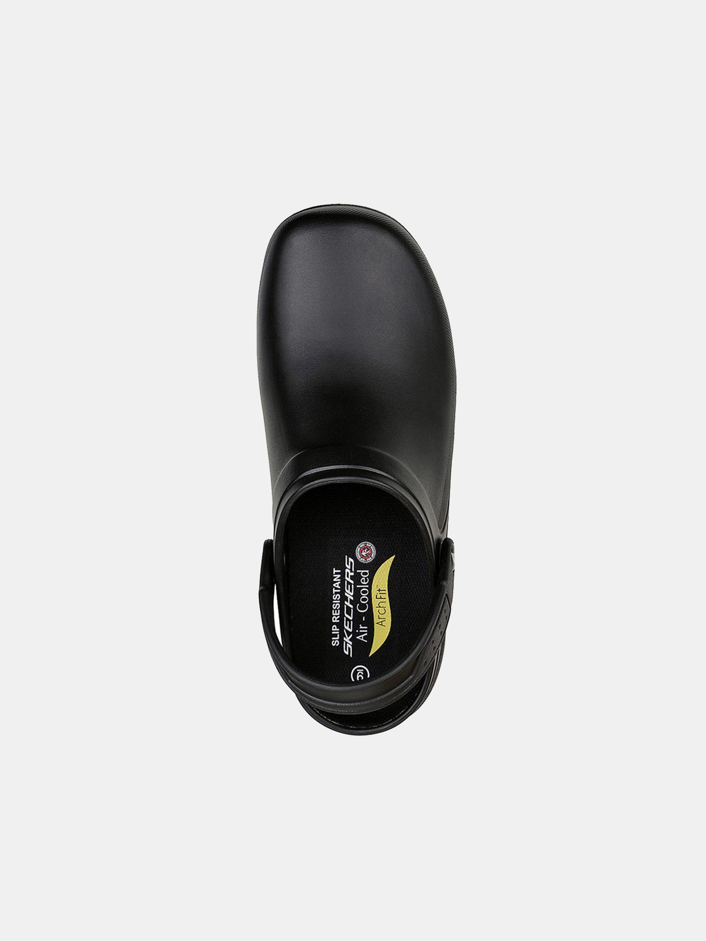 Skechers Men's Work: Riverbound Mule Shoes #color_Black