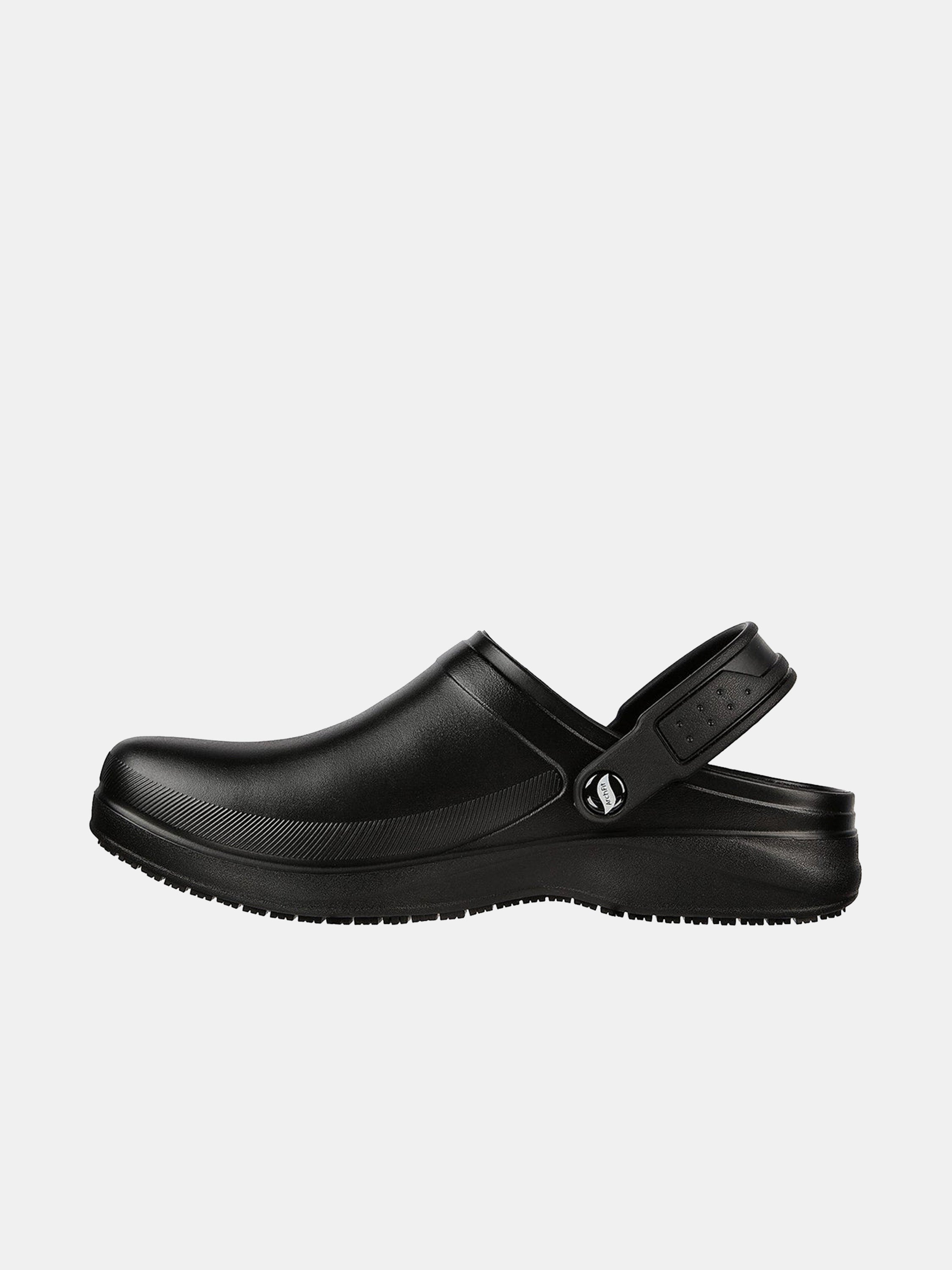 Skechers Men's Work: Riverbound Mule Shoes #color_Black