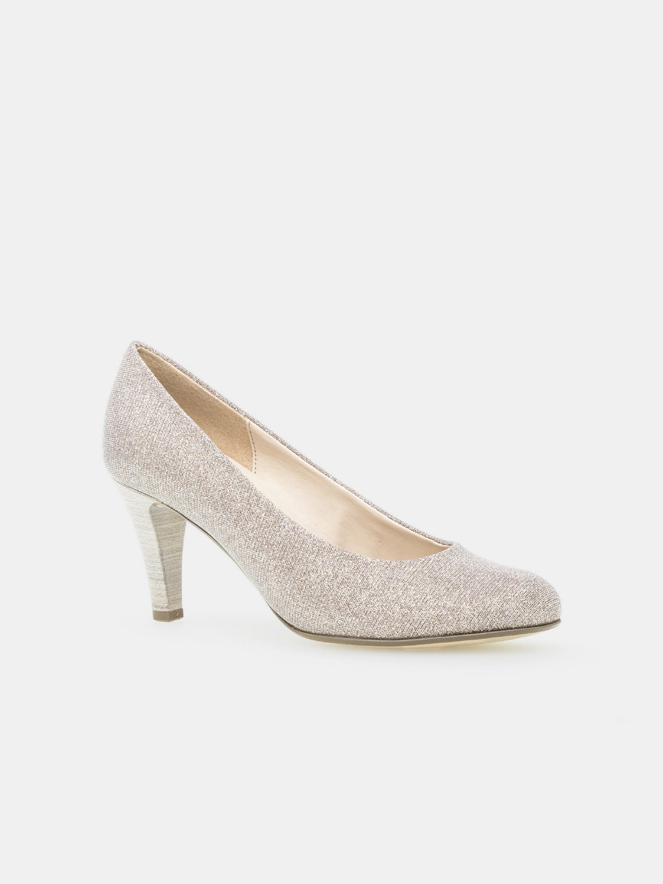 Gabor Women's Glitz Heeled Shoes #color_Beige
