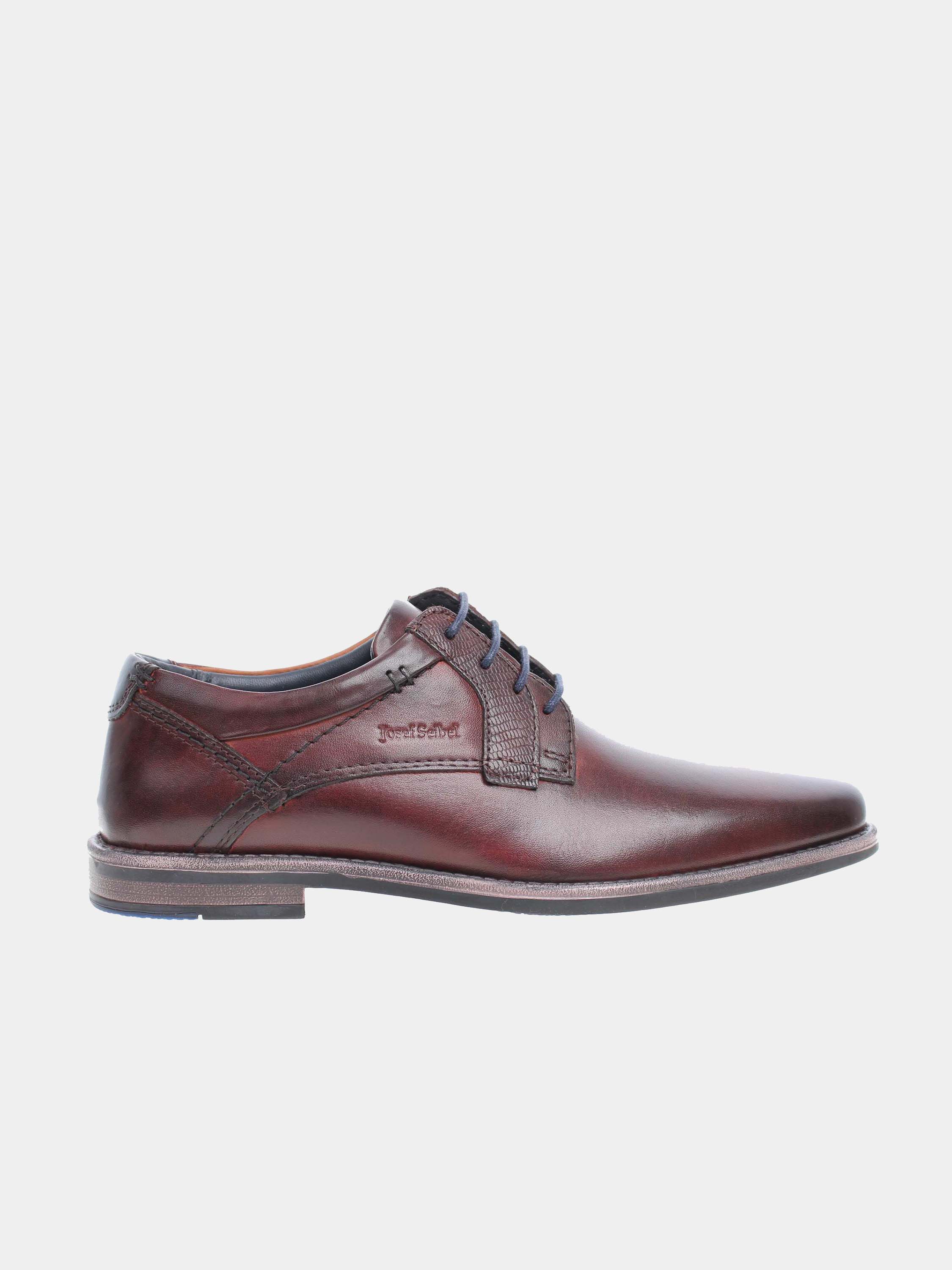 Josef Seibel 32821 Classic Brown Leather Shoes #color_Brown