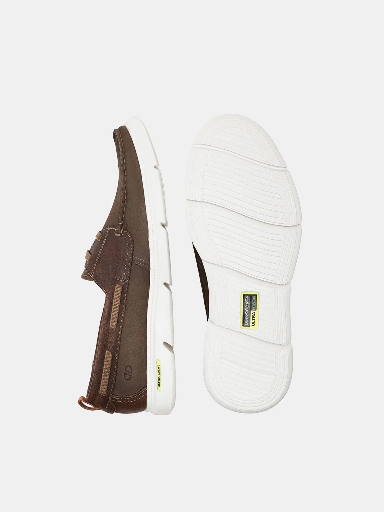 Democrata Men's Easy Smith Ultra Light Shoes #color_Brown