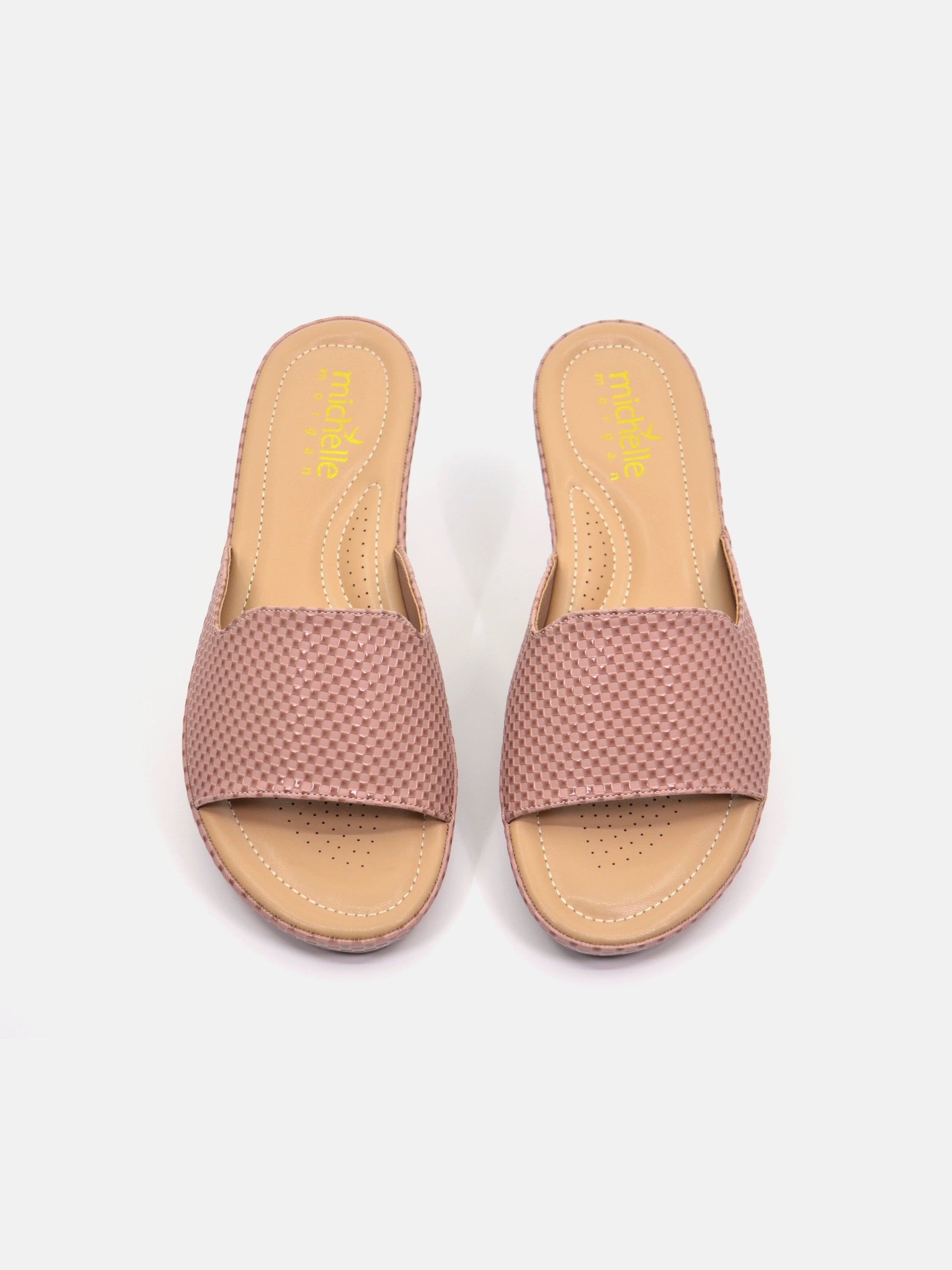 Michelle Morgan 114RC671 Women's Flat Sandals #color_Beige