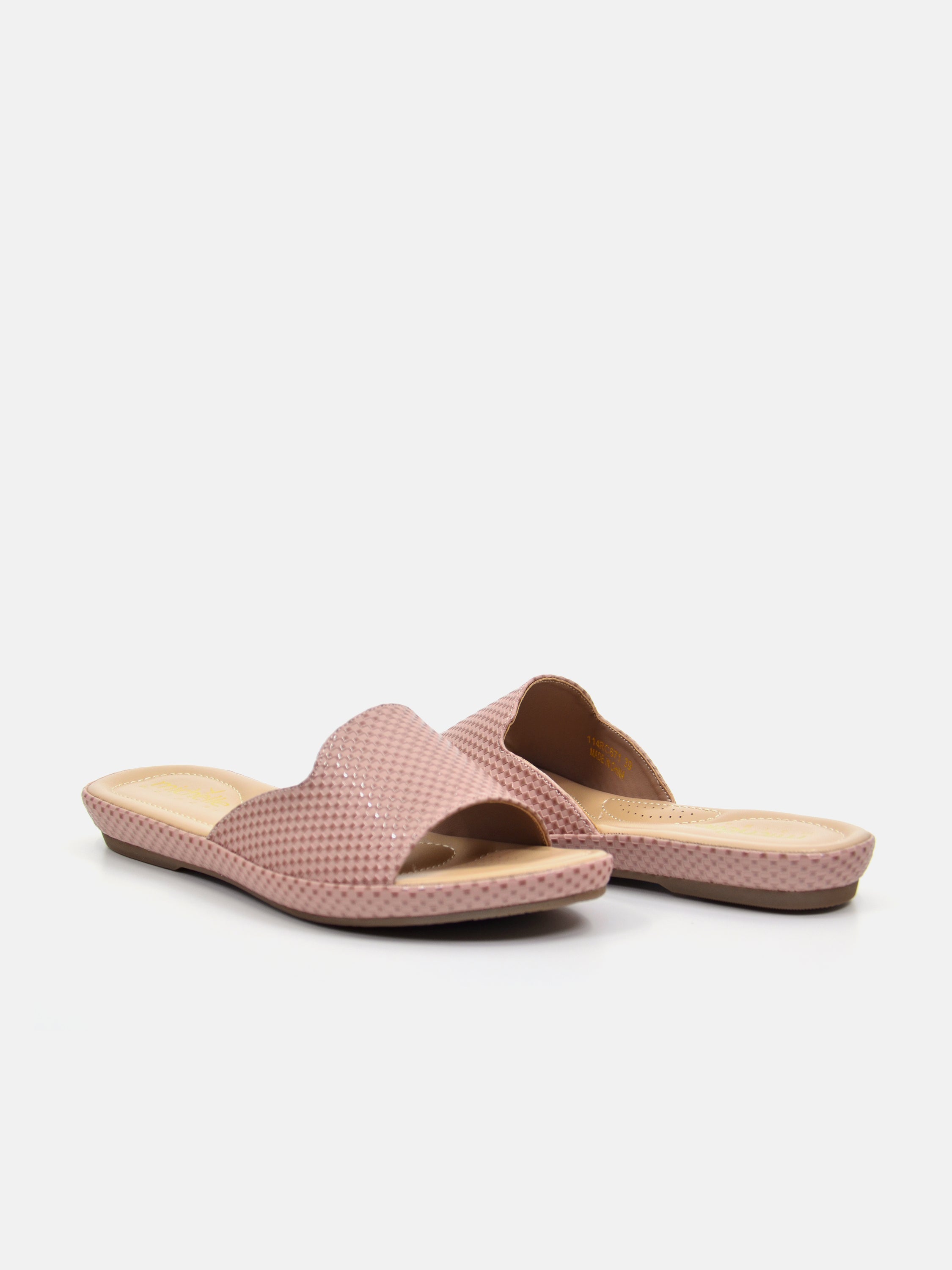 Michelle Morgan 114RC671 Women's Flat Sandals #color_Beige