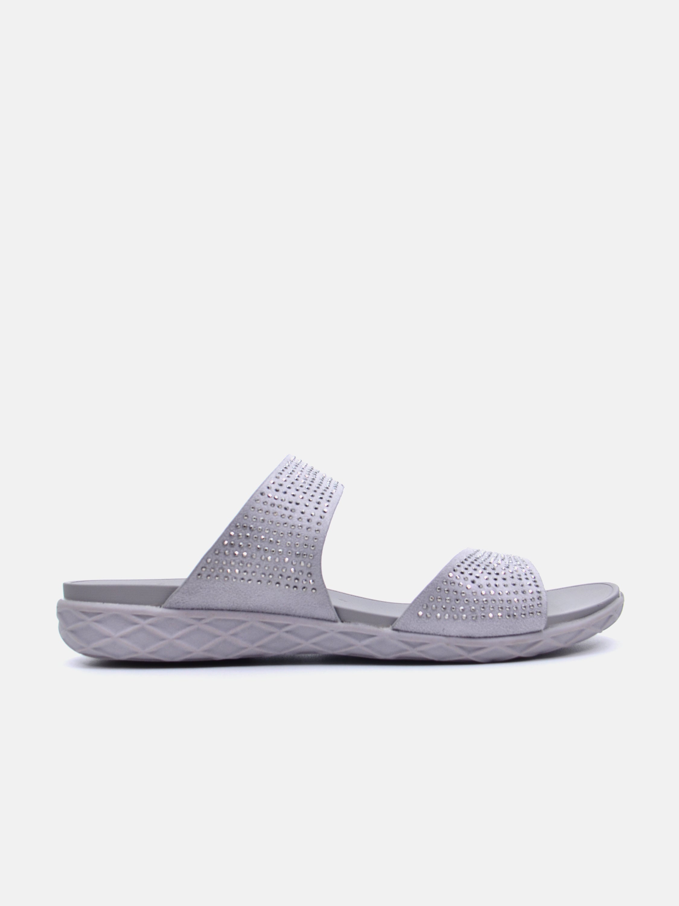 Michelle Morgan 814RJ082 Women's Flat Sandals #color_Silver