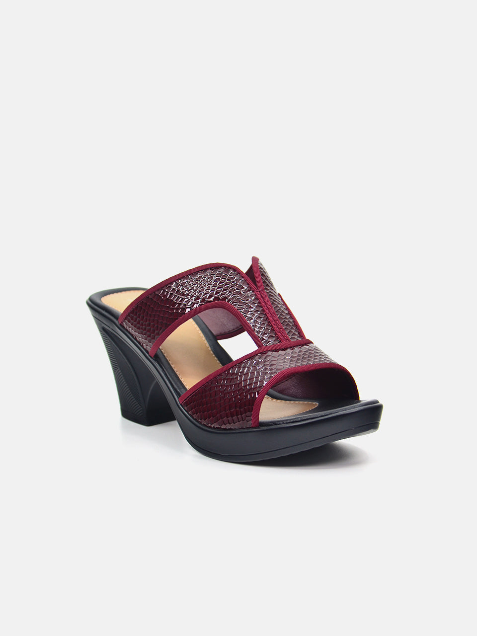 Michelle Morgan 19017-L1 Women's Heeled Sandals #color_brown
