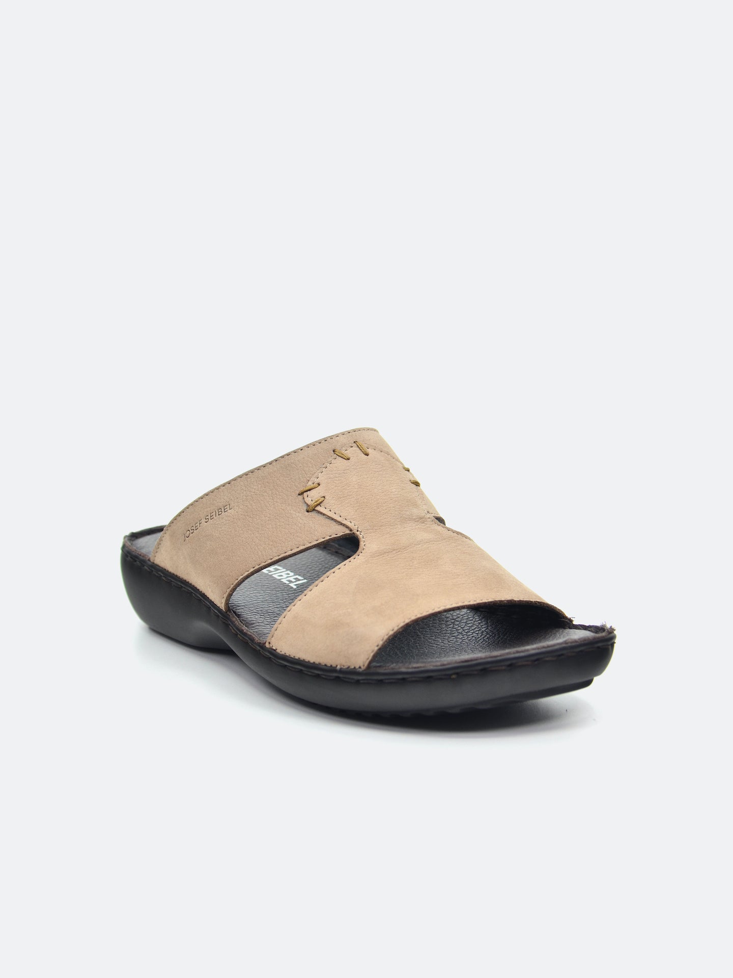 Josef Seibel Men's Slider Sandals #color_Beige