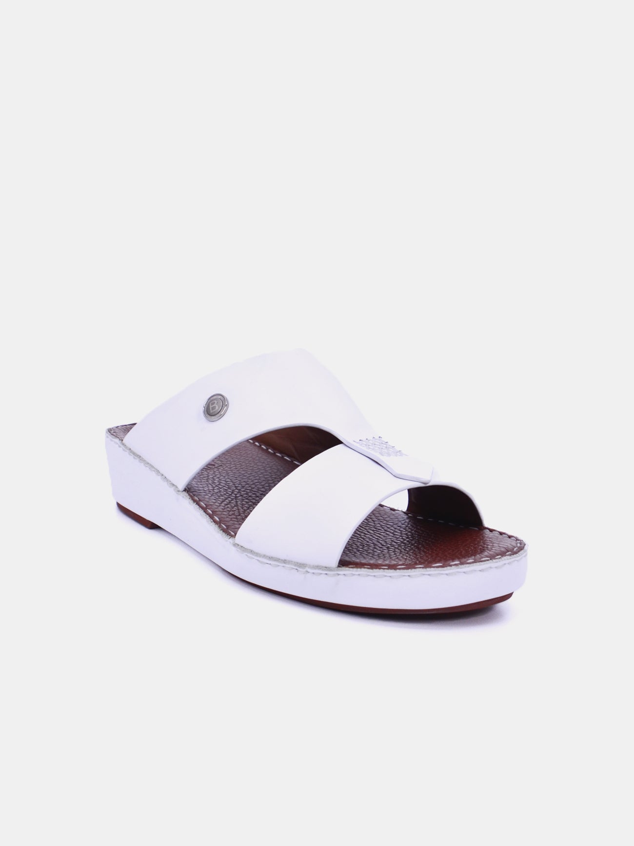 Barjeel Uno 7903-13 Men's Sandals #color_White