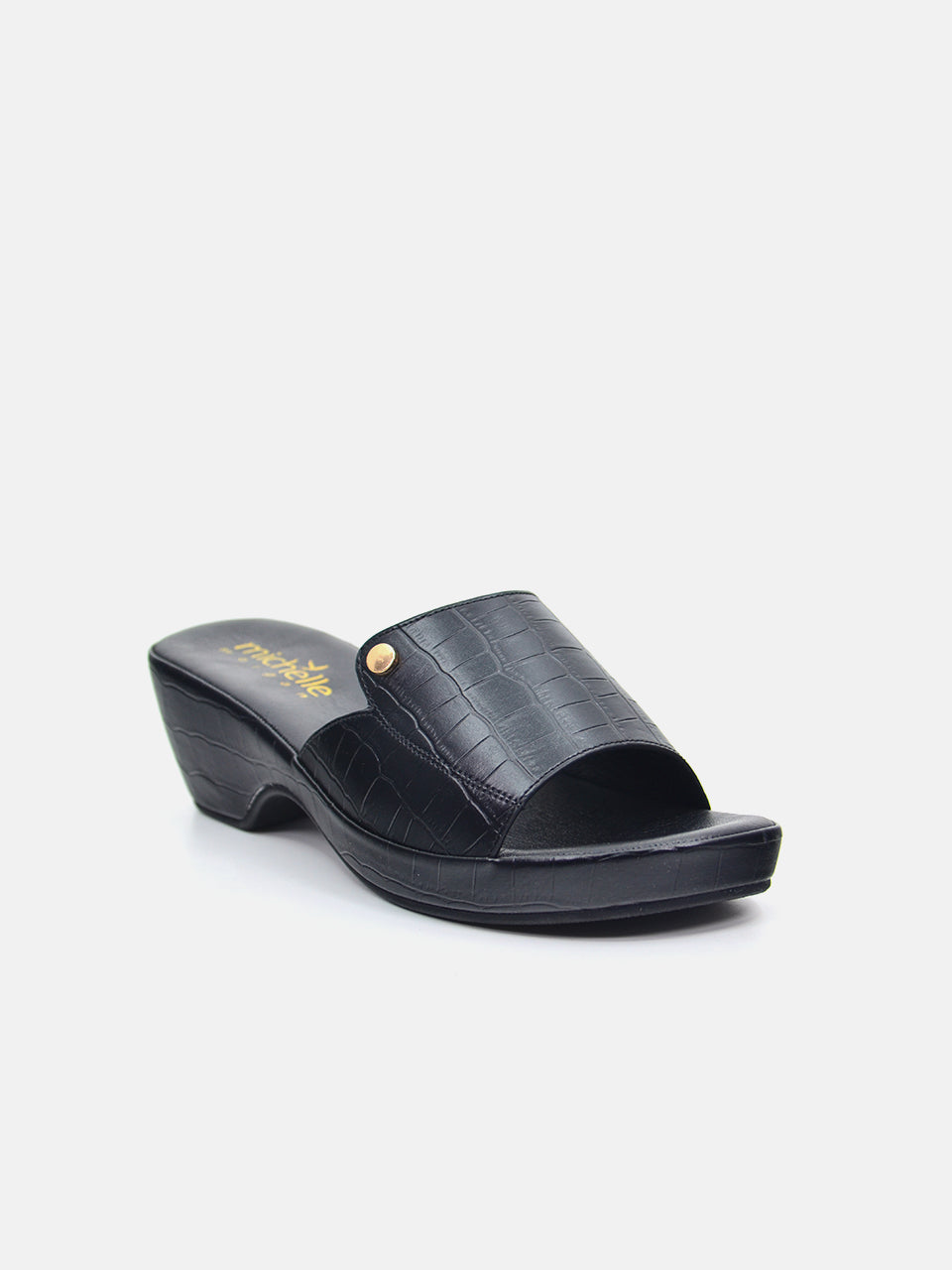 Michelle Morgan 114ZD215 Women's Heeled Sandals #color_Black