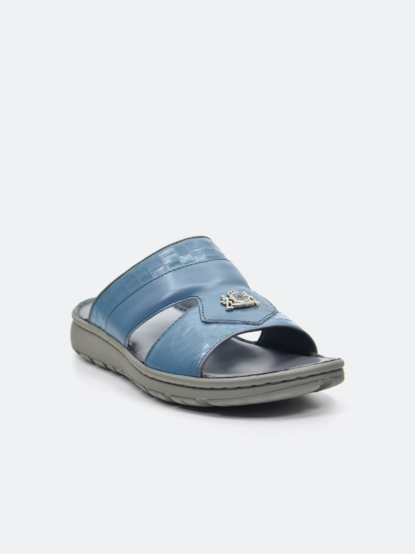 Barjeel Uno 29550-3 Men's Arabic Sandals #color_Gray