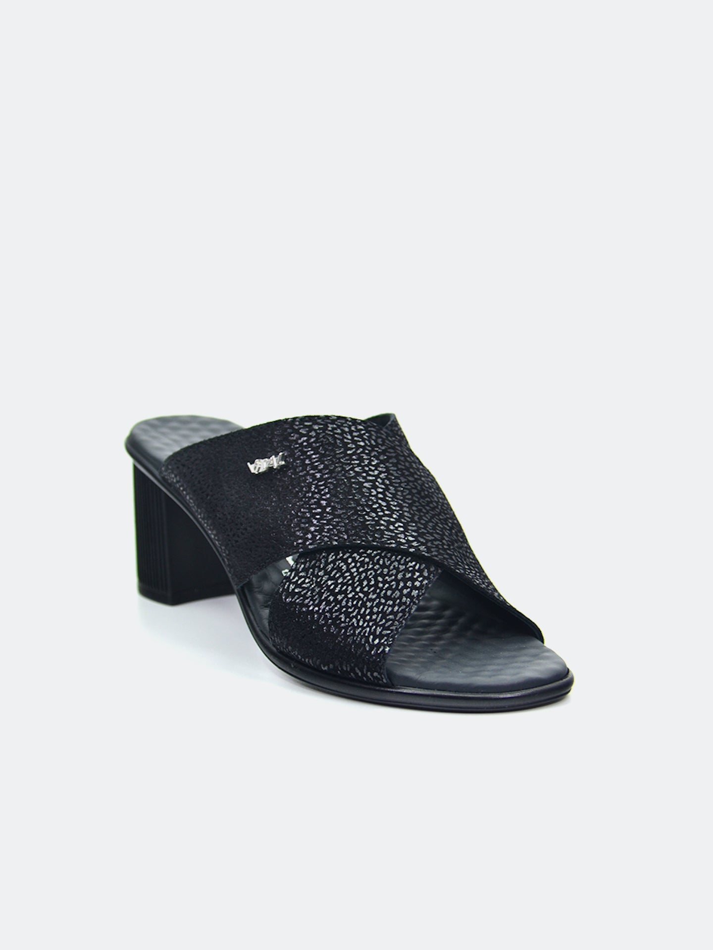Vital Women's Heels Sandals #color_Black