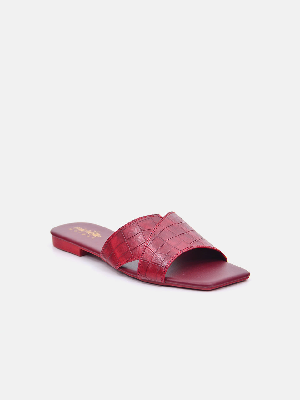 Michelle Morgan 114RJ80C Women's Flat Sandals #color_Red