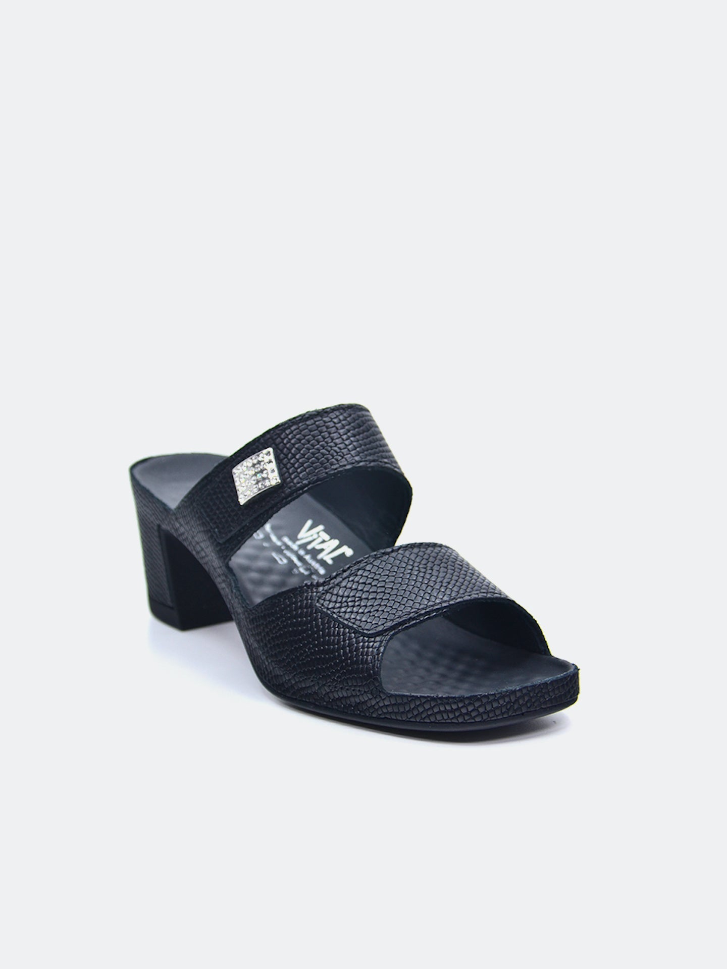 Vital 0501AS Women's Heeled Sandals #color_Black