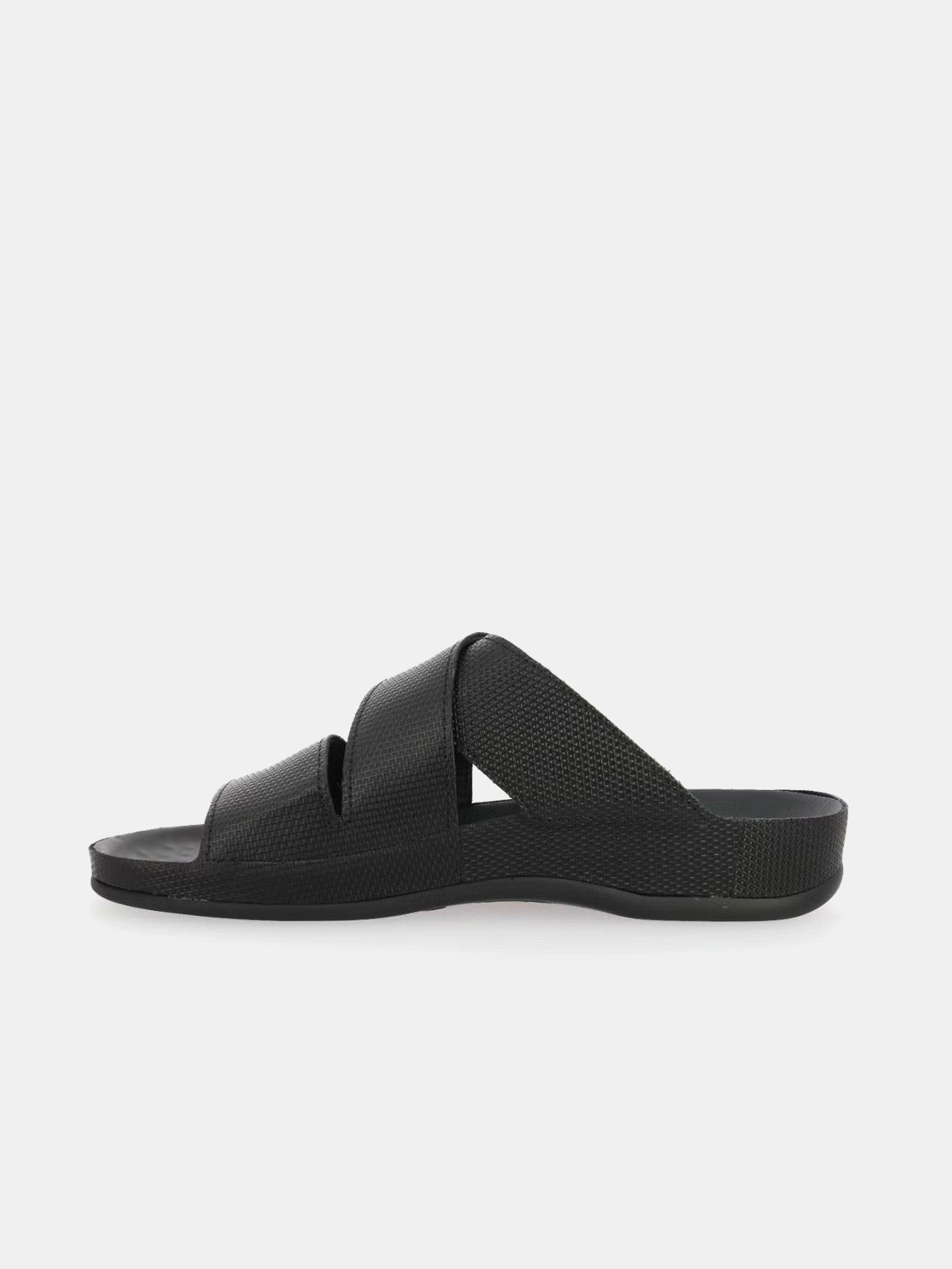 Vital 09080S Men's Slider Sandals #color_Black