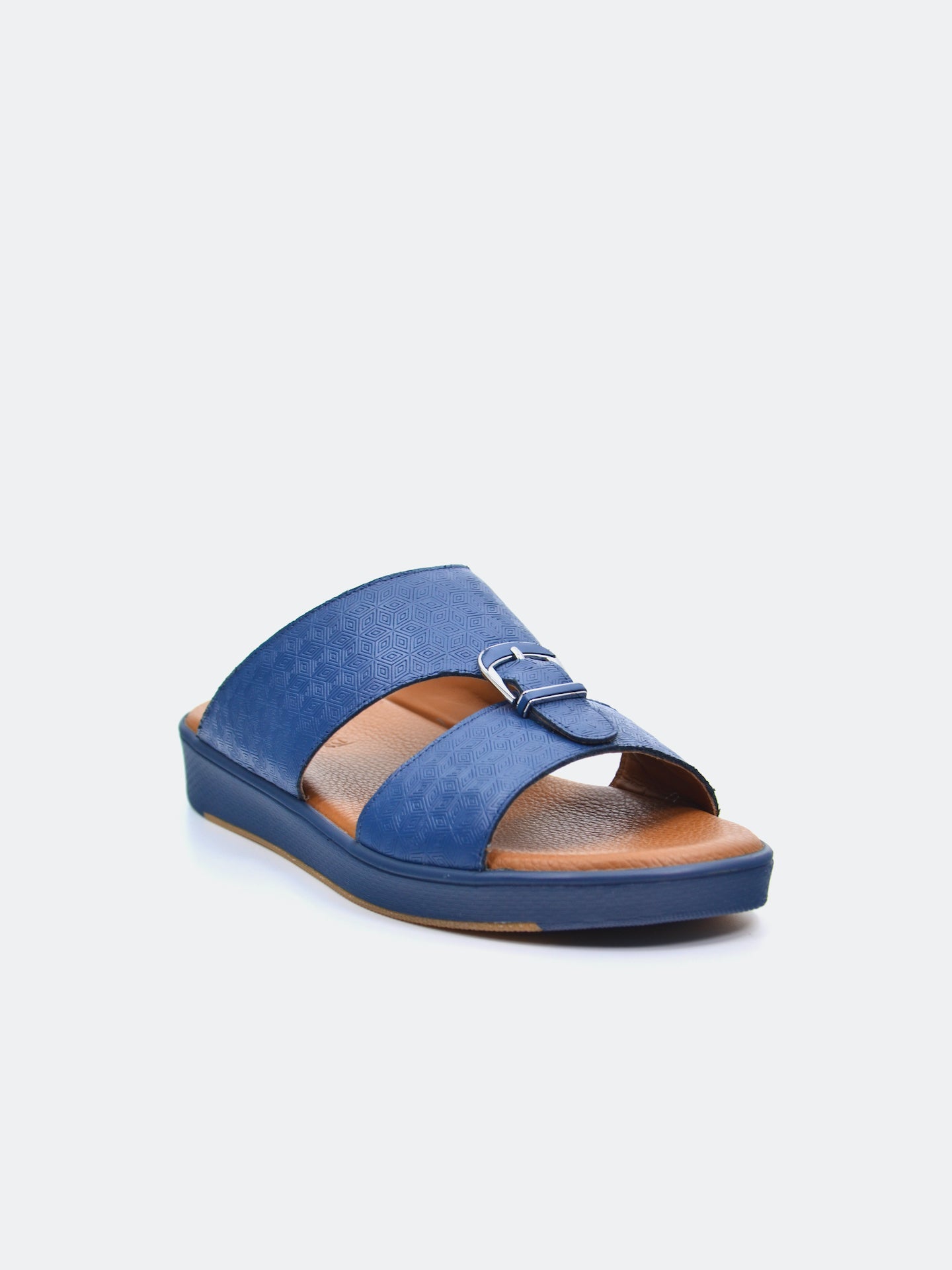 Barjeel Uno SP1-017 Men's Arabic Sandals #color_Navy