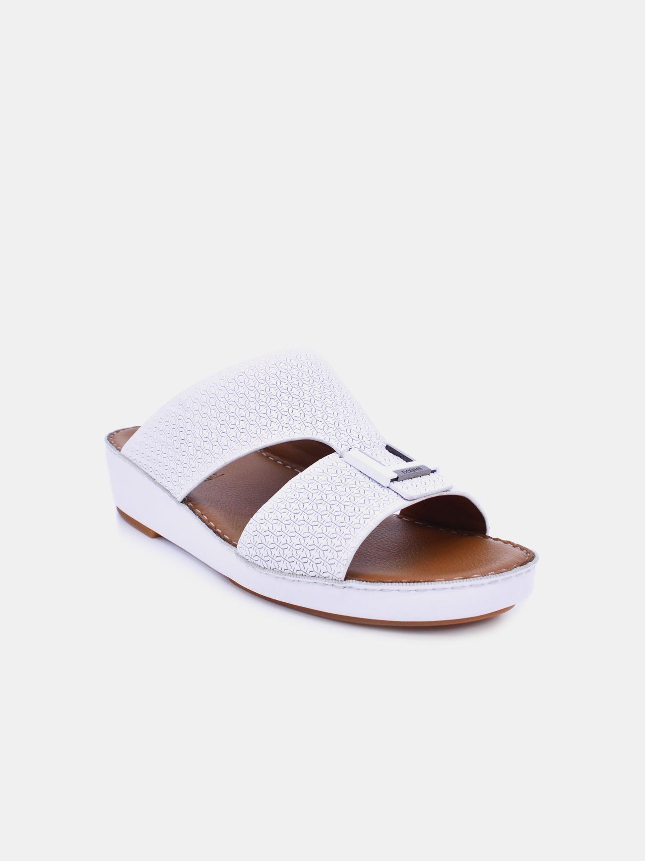 Barjeel Uno BSP1-01 Men's Sandals #color_White