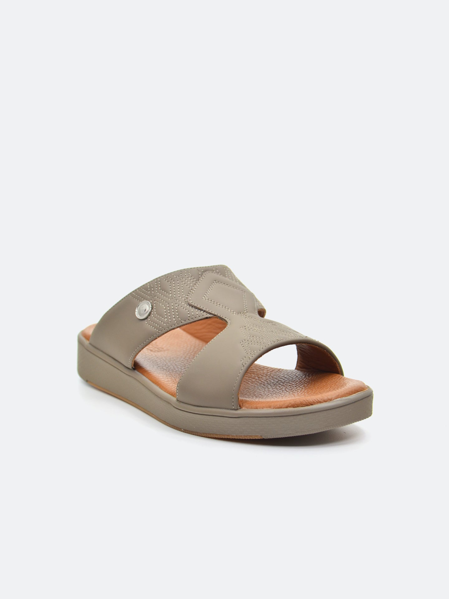 Barjeel Uno B-03 Boys Arabic Sandals #color_Gray