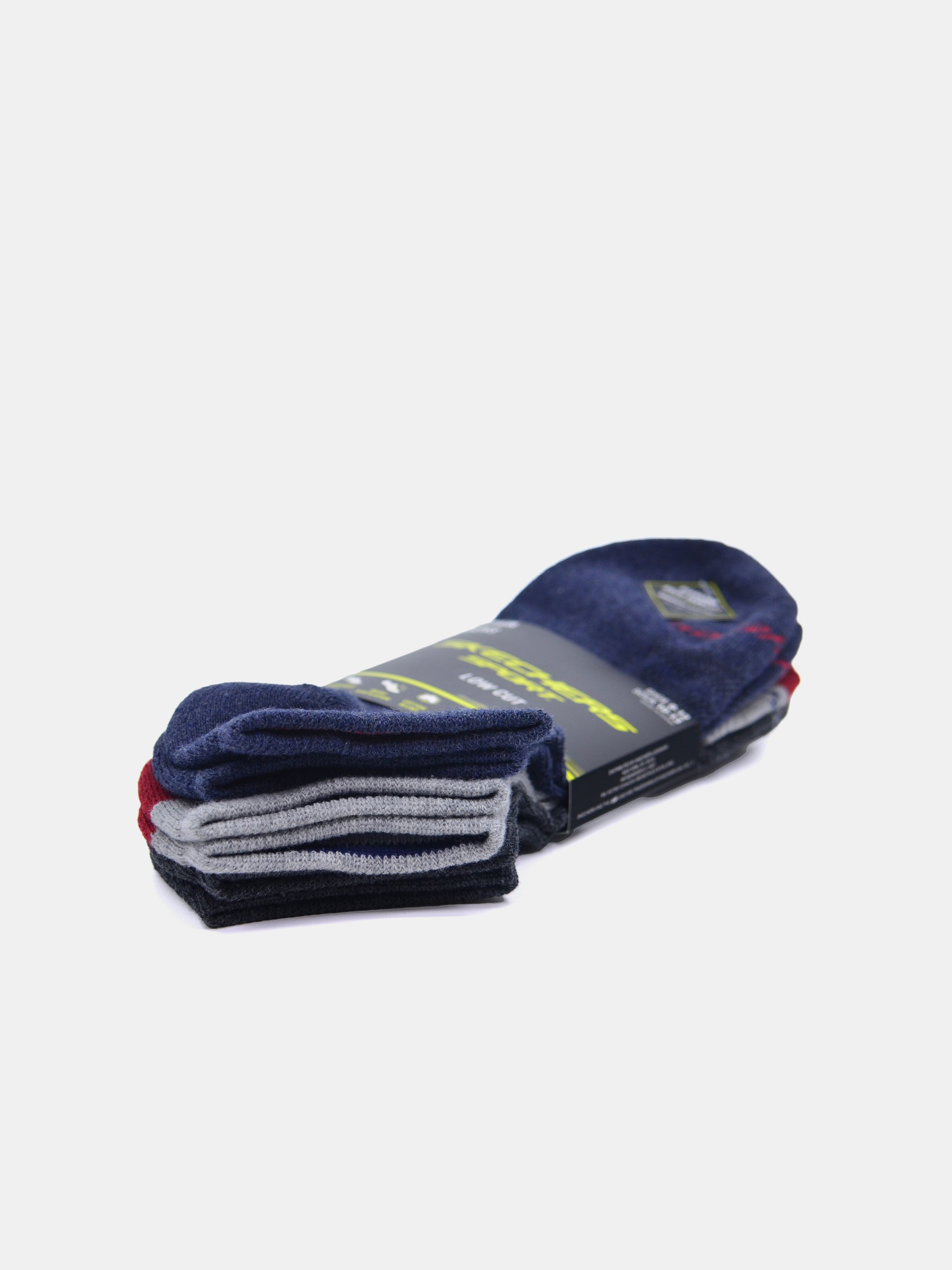 Skechers Men Low Cut Sport Socks (3 Pack) #color_Multi