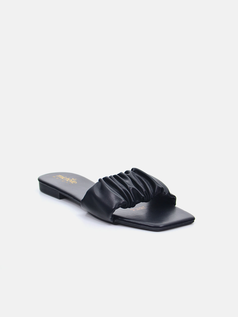 Michelle Morgan 114RJ807 Women's Flat Sandals #color_Black