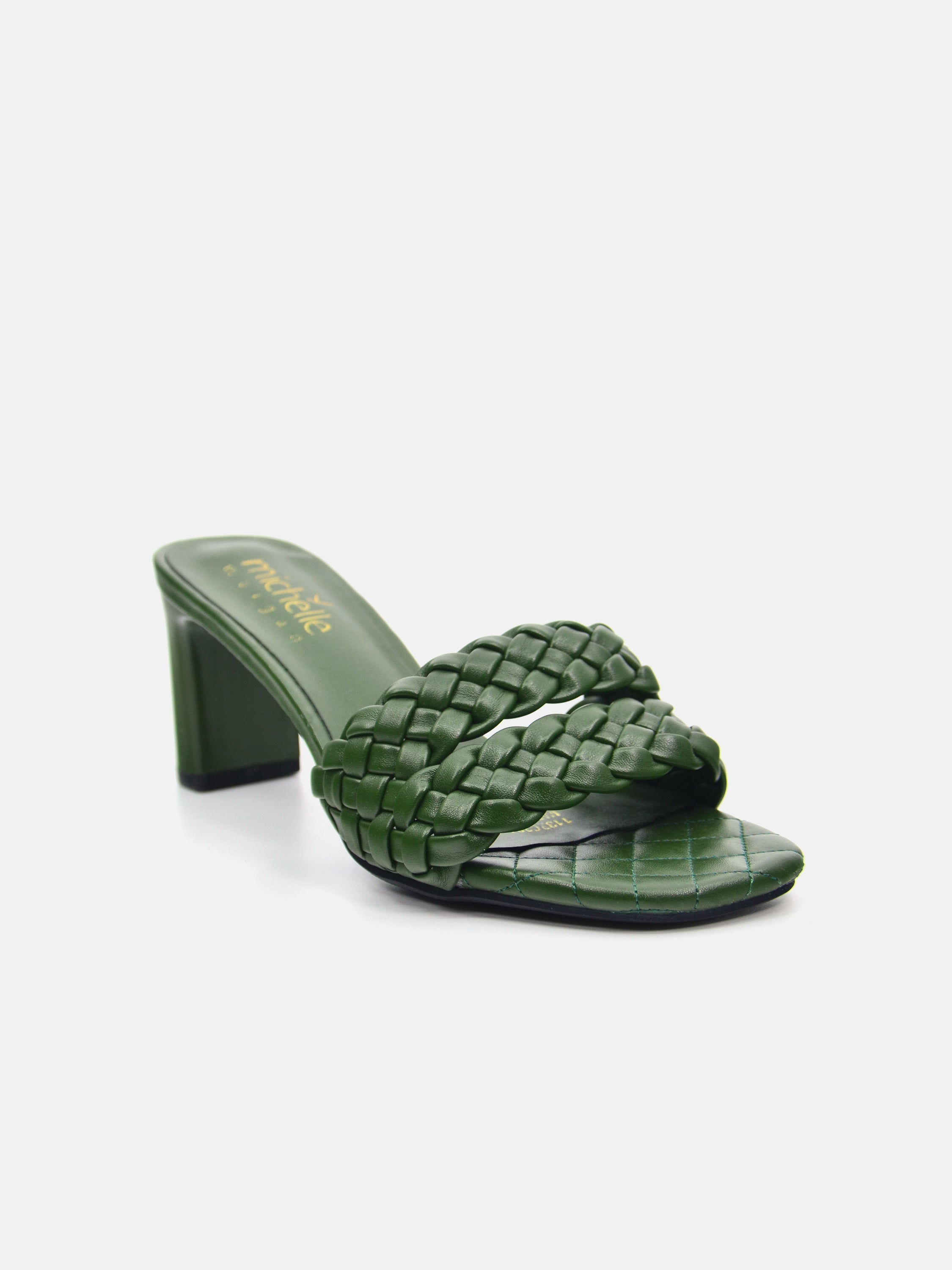 Michelle Morgan 113RC281 Women's Heeled Sandals #color_Green