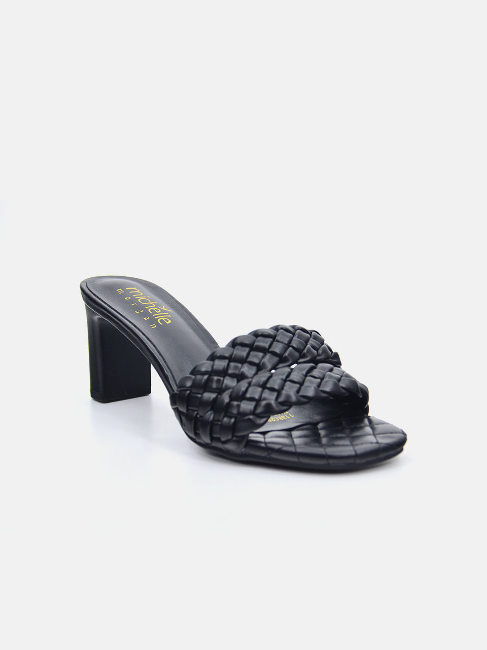 Michelle Morgan 113RC281 Women's Heeled Sandals #color_Black