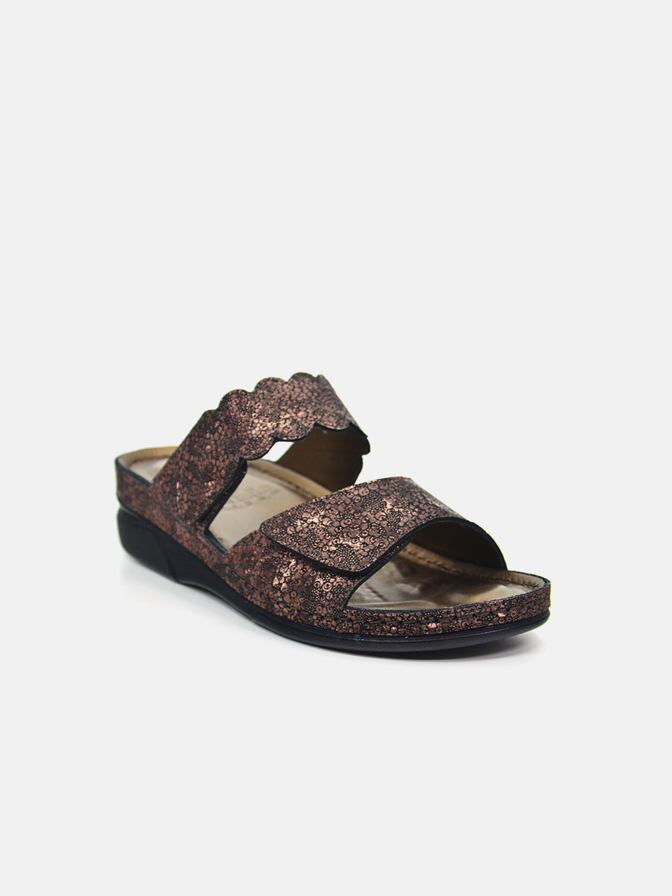 Michelle Morgan MM-102 Women's Slider Sandals #color_bronze