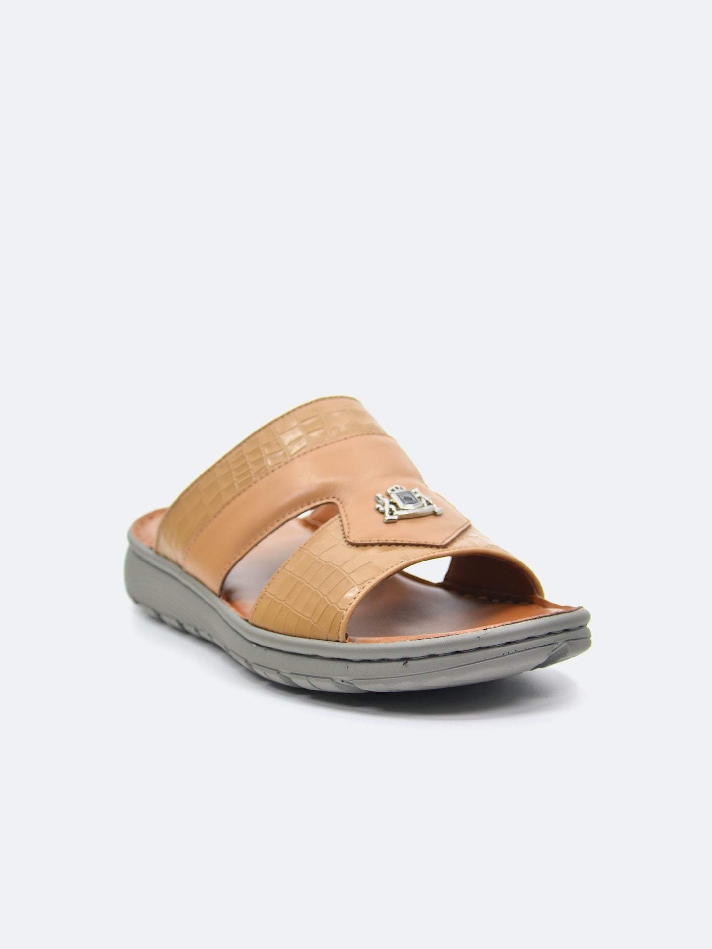 Barjeel Uno 29550-3 Men's Arabic Sandals #color_Brown