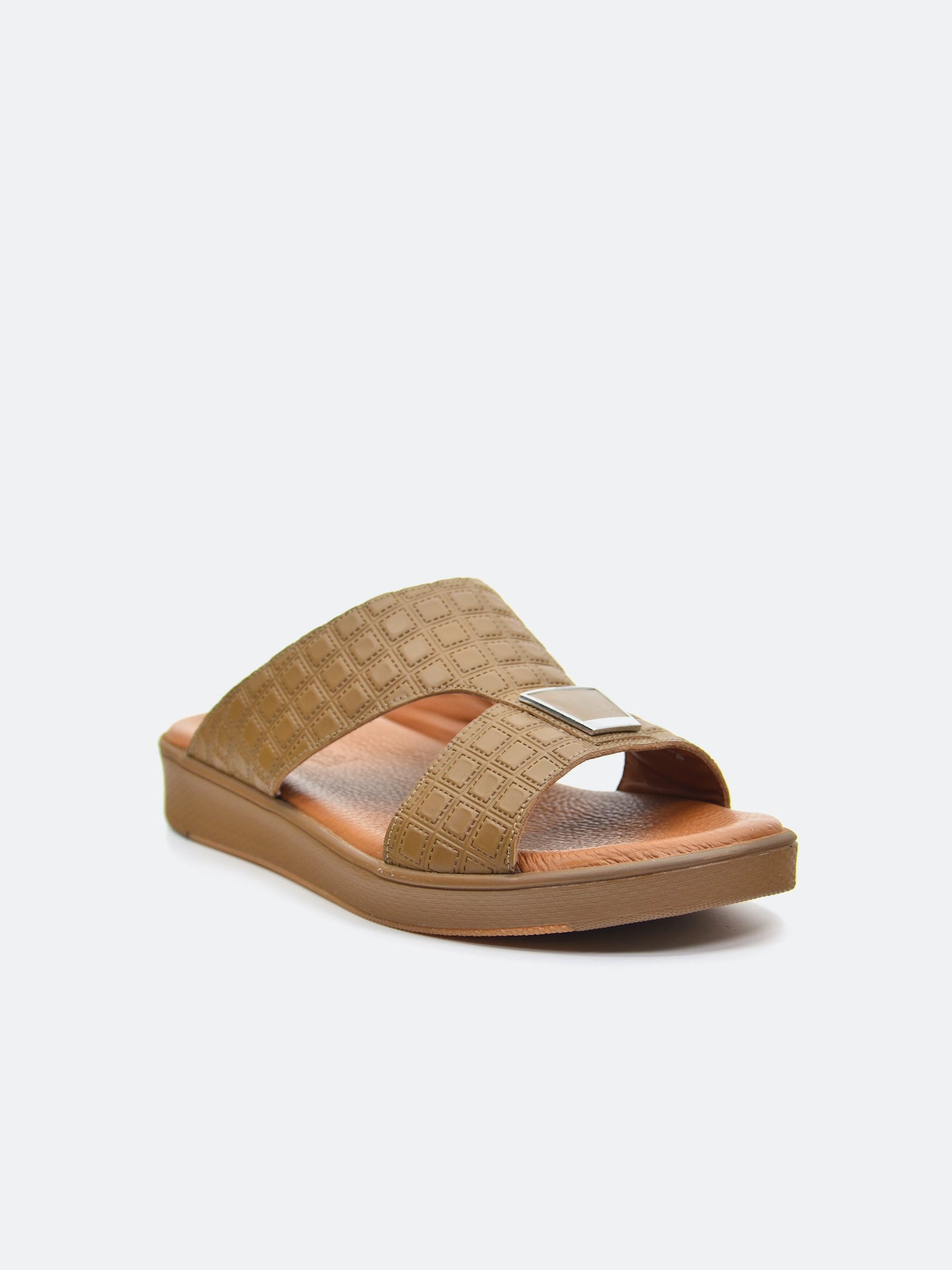Barjeel Uno TAM-107 Boys Arabic Sandals #color_Gray