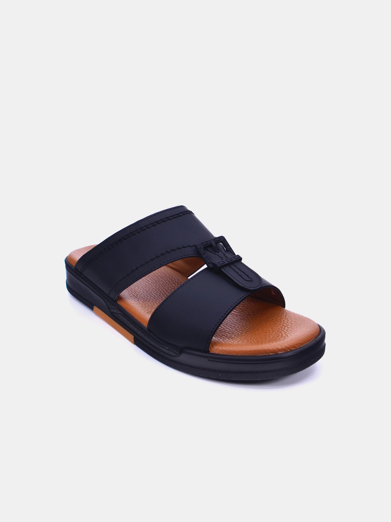 Barjeel Uno BJM 07 Men's Sandals #color_Black