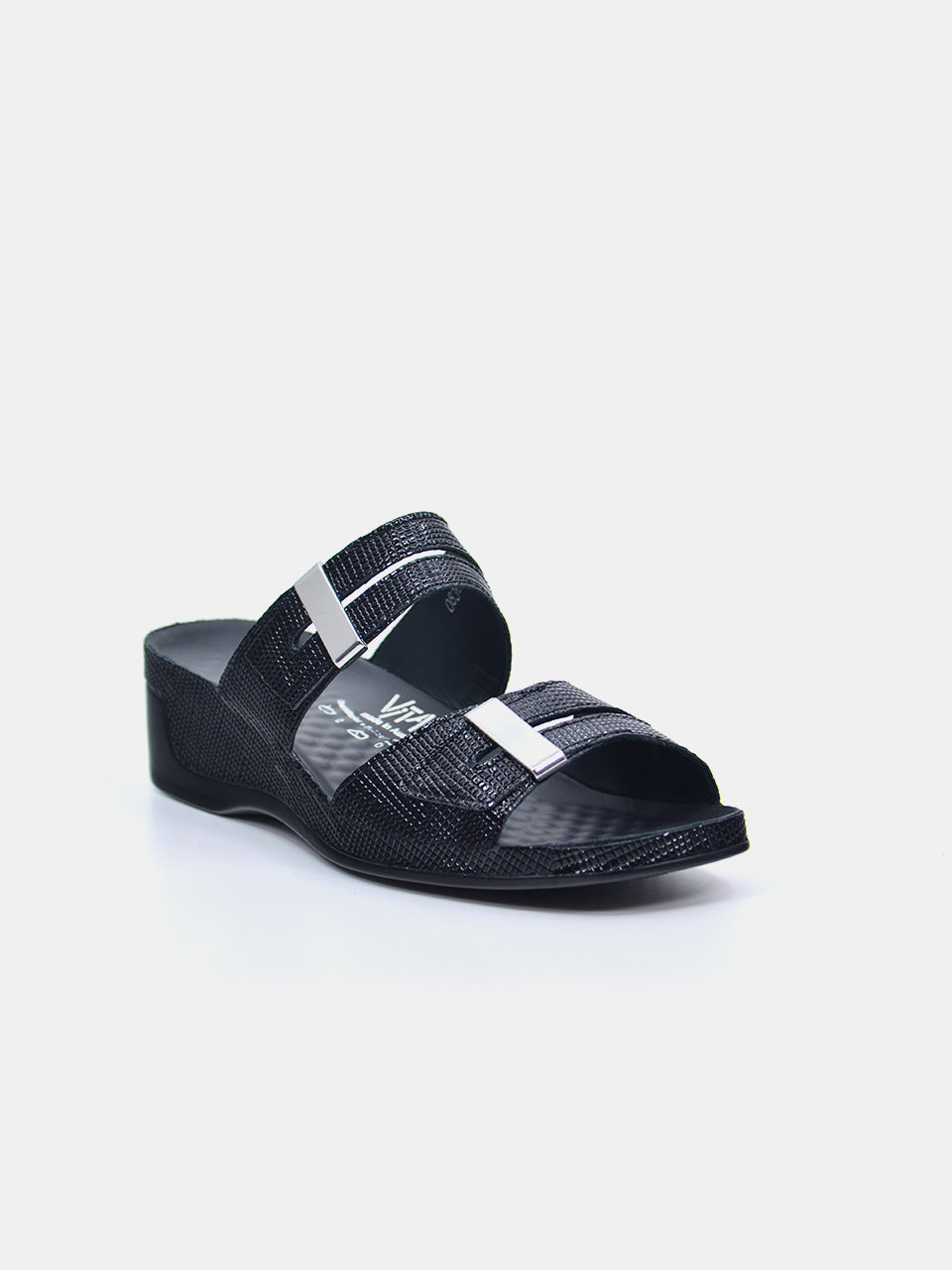 Vital Women's Flatform Sandals #color_Black