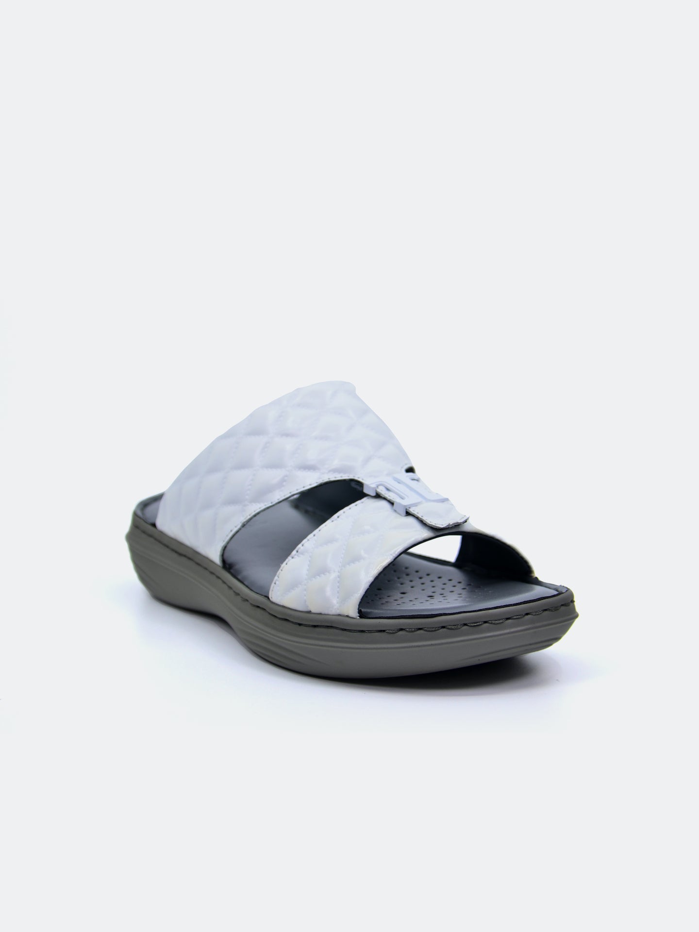 Barjeel Uno 21410-4 Men's Arabic Sandals #color_White