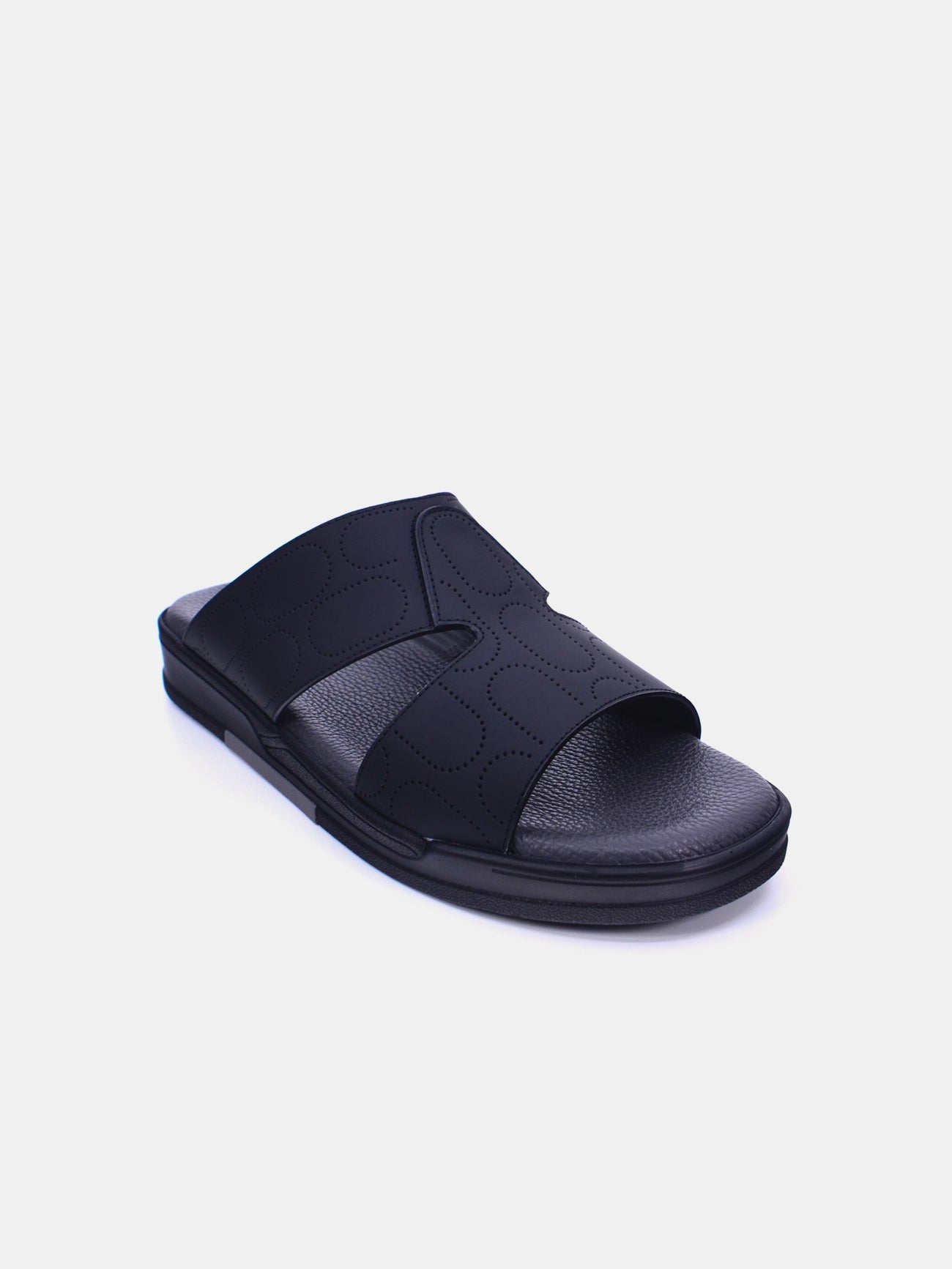 Barjeel Uno BJM 08 Men's Sandals #color_Black